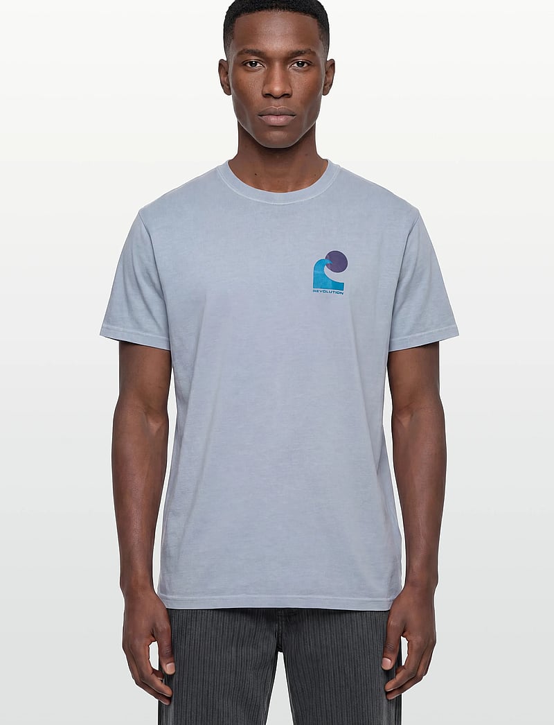 Revolution - Printed T-shirt - kurzärmelig - lightblue - 3