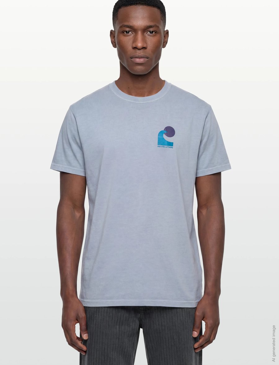 Revolution - Printed T-shirt - kortærmede t-shirts - lightblue - 3