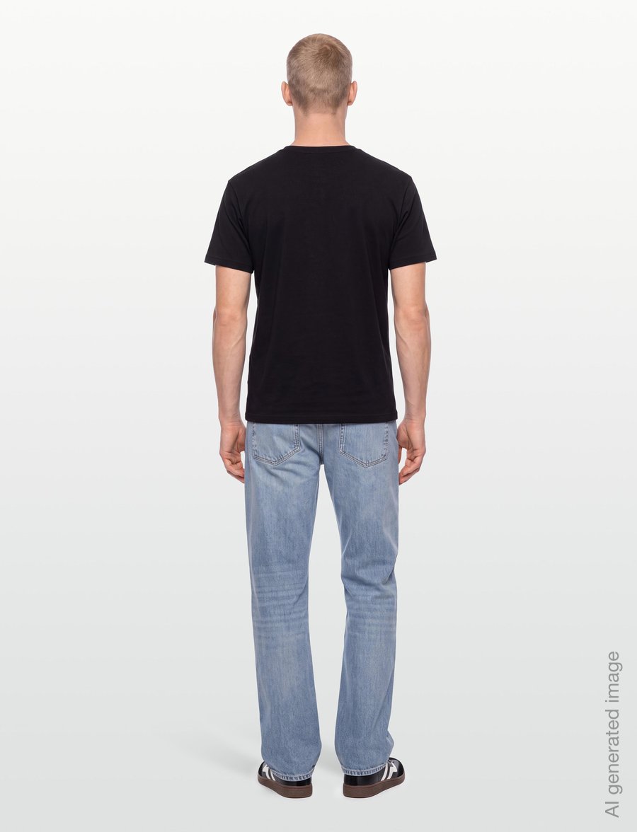 Revolution - Application T-Shirt - kurzärmelige t-shirts - black-melange - 4