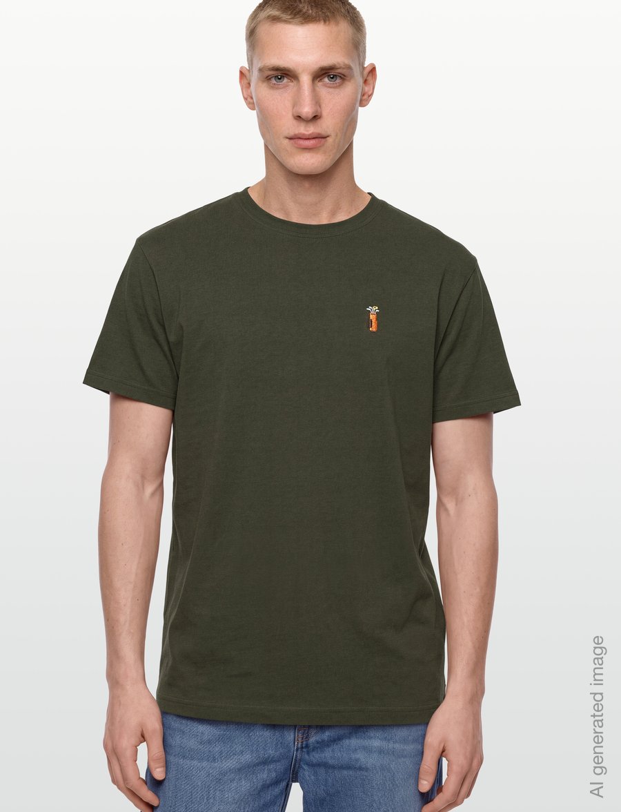 Revolution - Application T-Shirt - kortærmede t-shirts - army-melange - 3