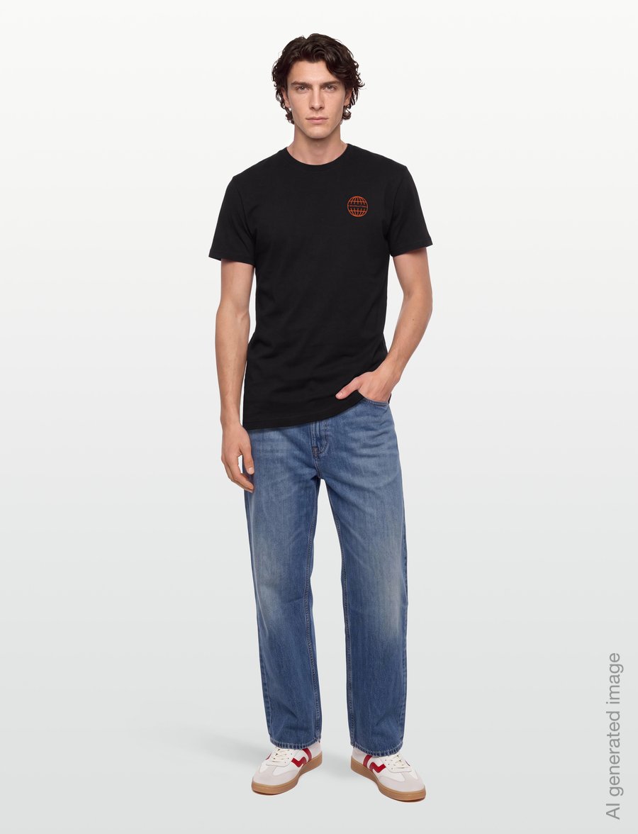 Revolution - Application T-Shirt - kurzärmelige t-shirts - navy - 0