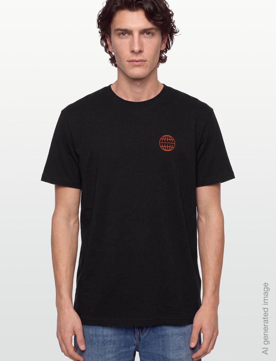 Revolution - Application T-Shirt - kurzärmelige t-shirts - navy - 3