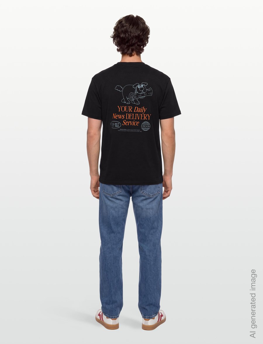 Revolution - Application T-Shirt - kurzärmelige t-shirts - navy - 4