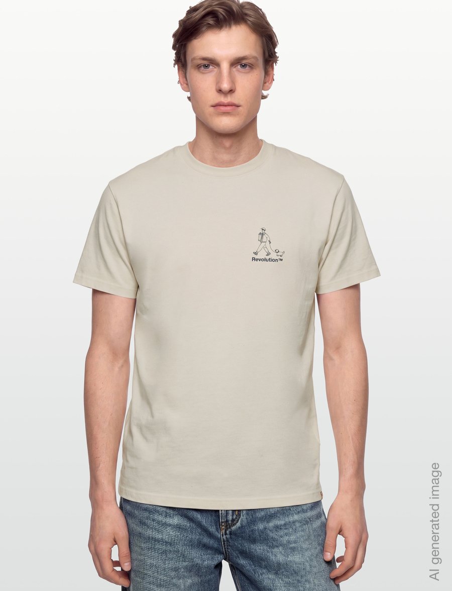 Revolution - Printed T-shirt - kortærmede t-shirts - offwhite - 3