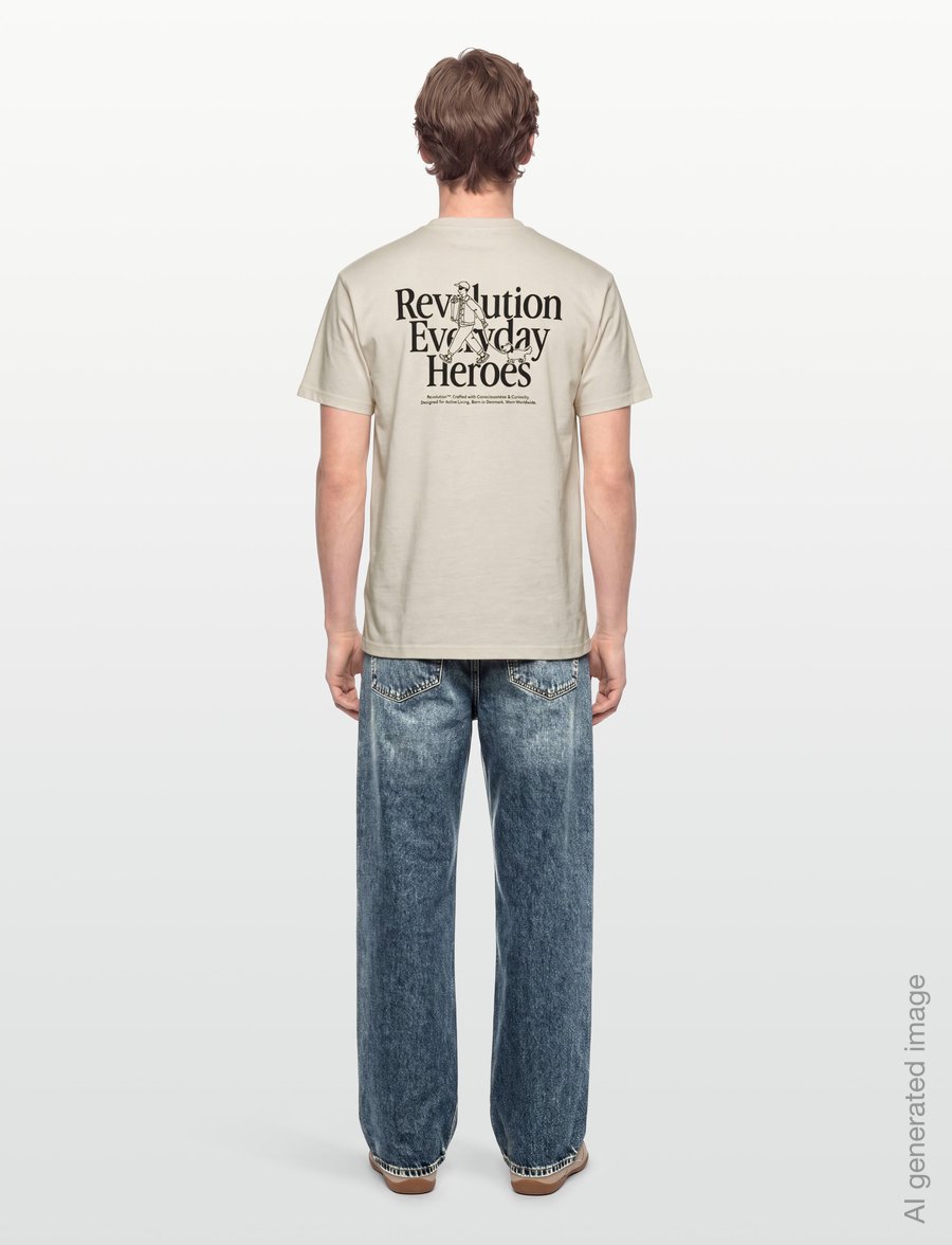 Revolution - Printed T-shirt - kortærmede t-shirts - offwhite - 4
