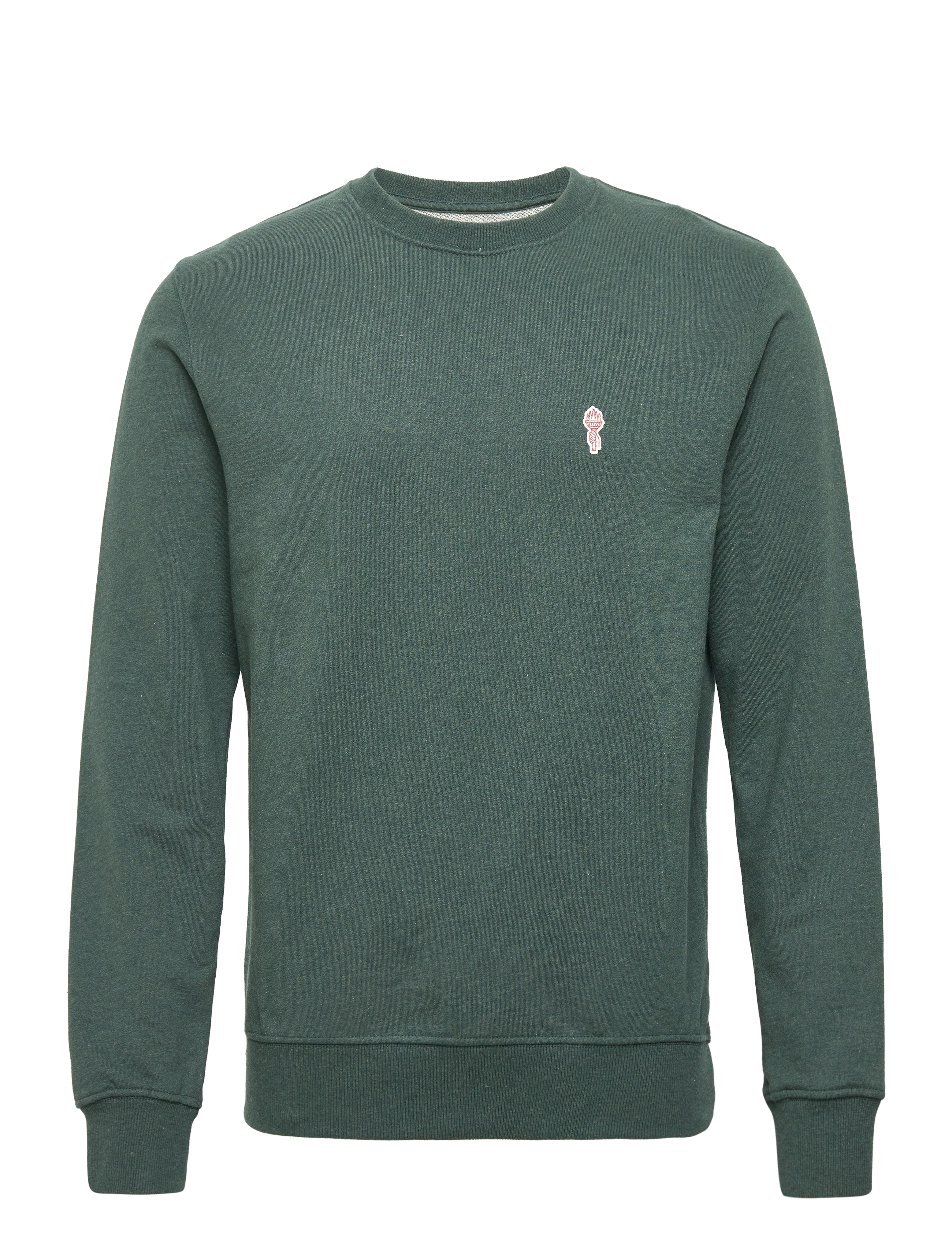Revolution - Regular fit crewneck sweatshirt - darkgren-m - 1
