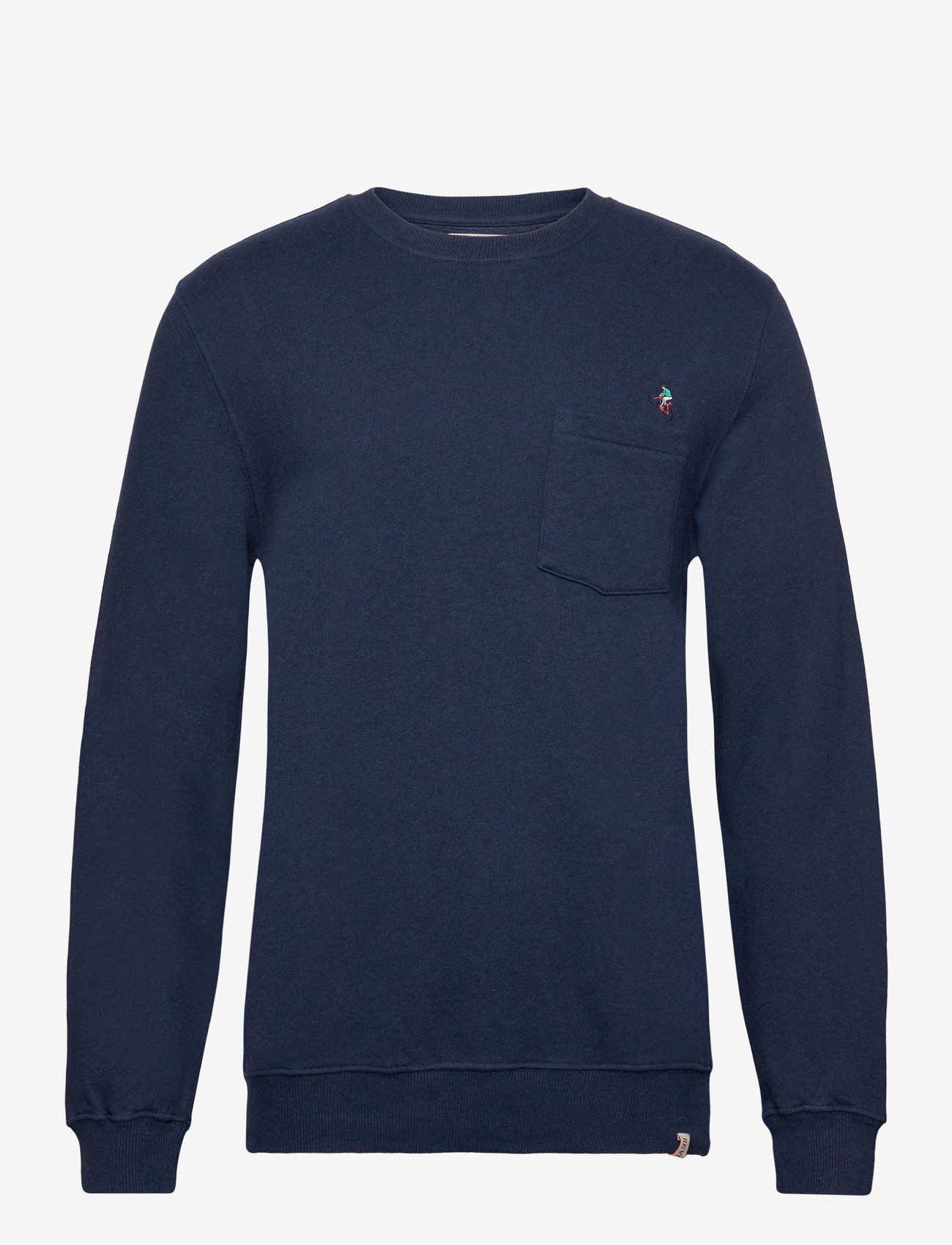 Revolution - Regular Crewneck - navy-melange - 0