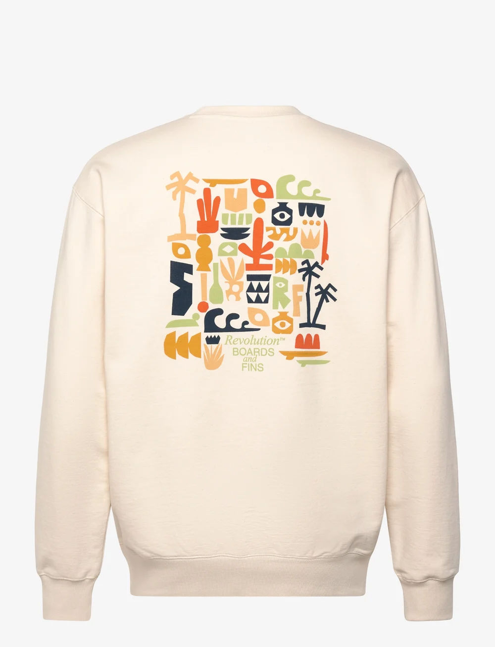 Revolution - Printed Crewneck - osta olukorra järgi - offwhite - 1