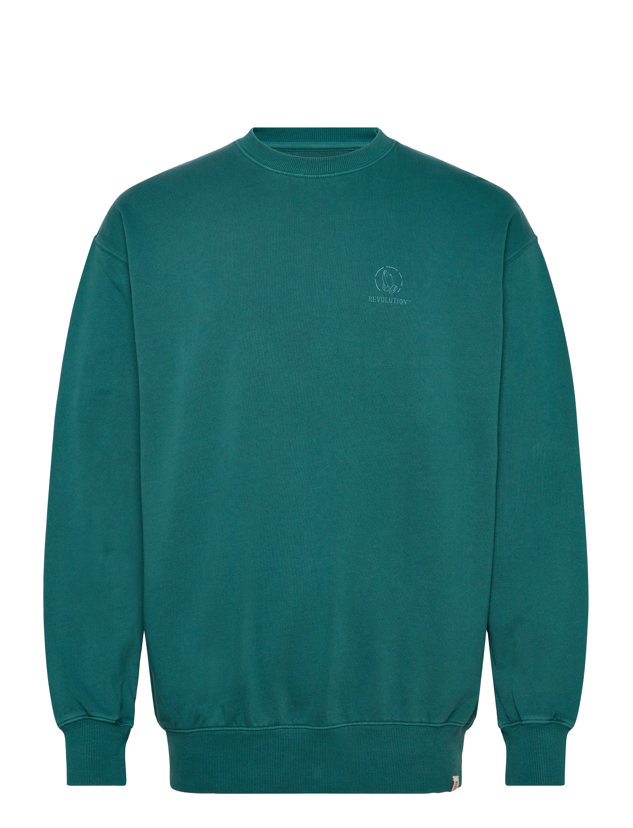 REVOLUTION Printed Crewneck Blau - L - Herren