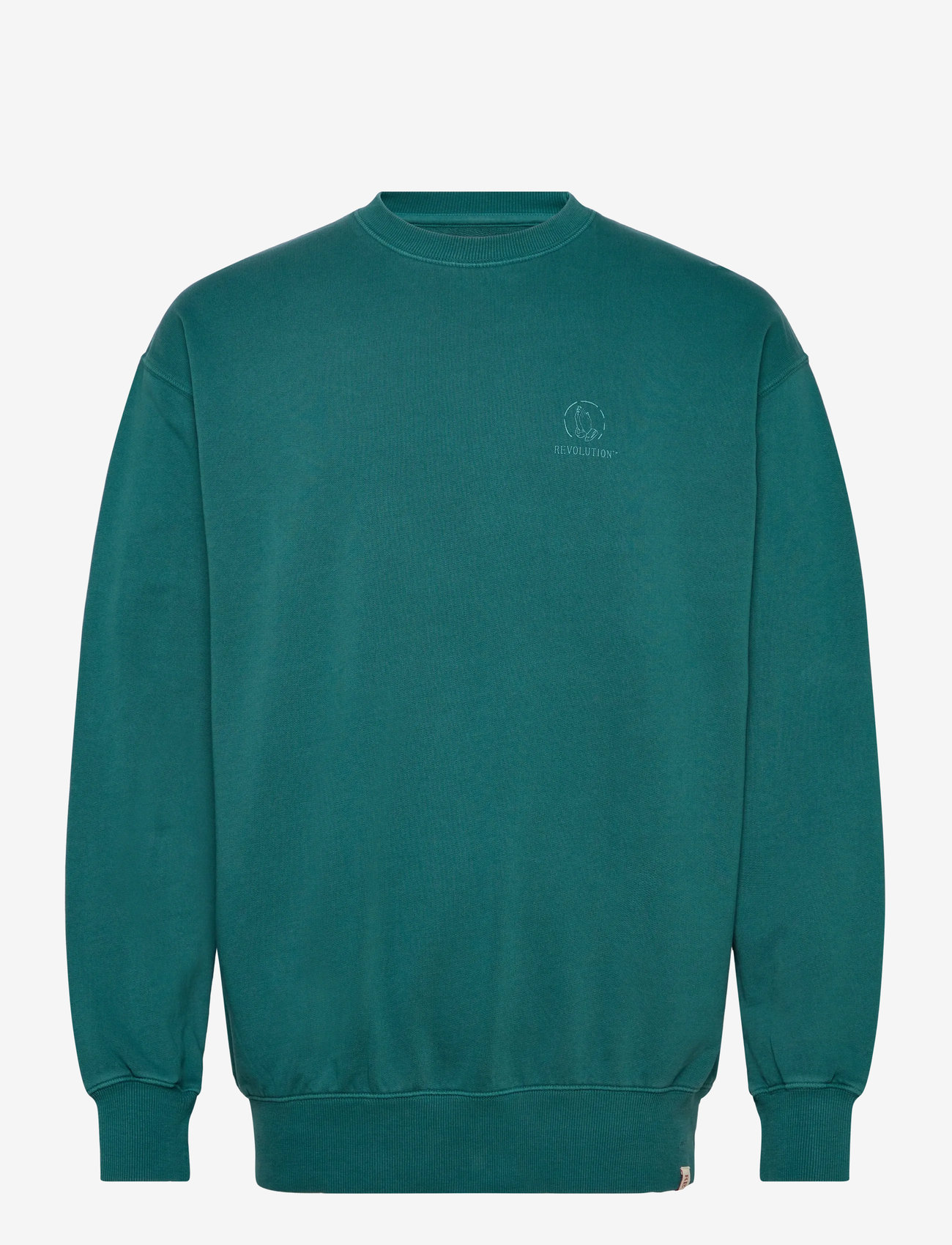 Revolution - Printed Crewneck - söfn - petrol - 0