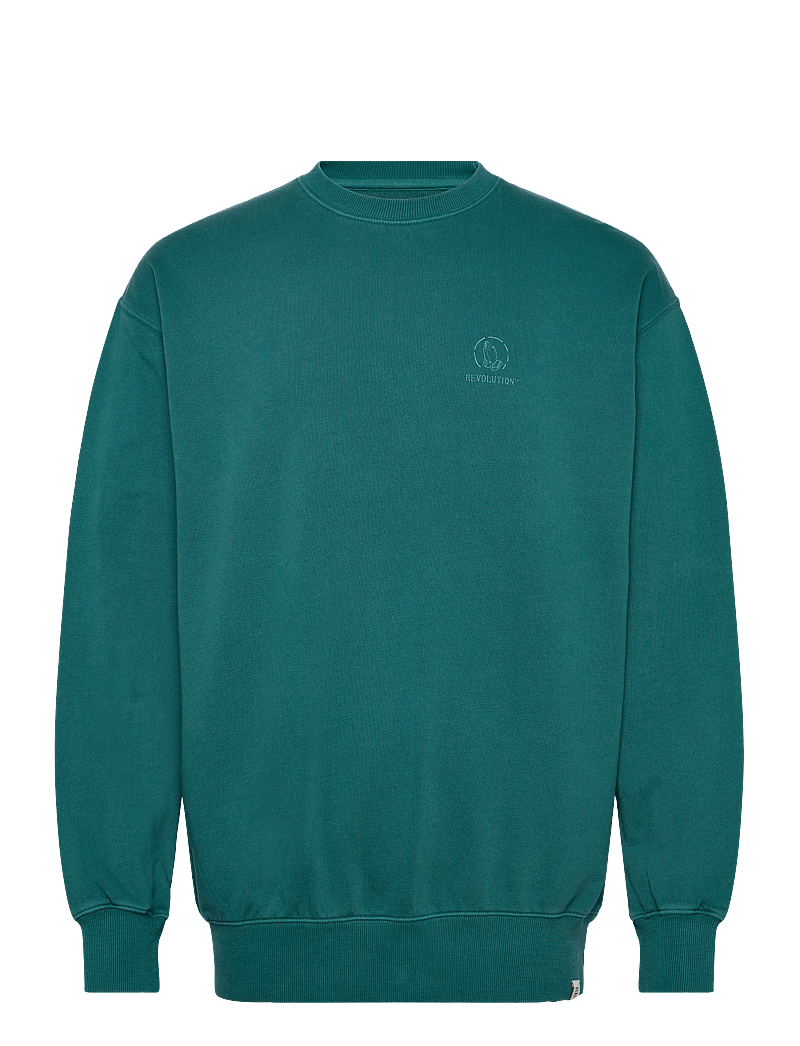 Revolution - Printed Crewneck - collections - petrol - 0