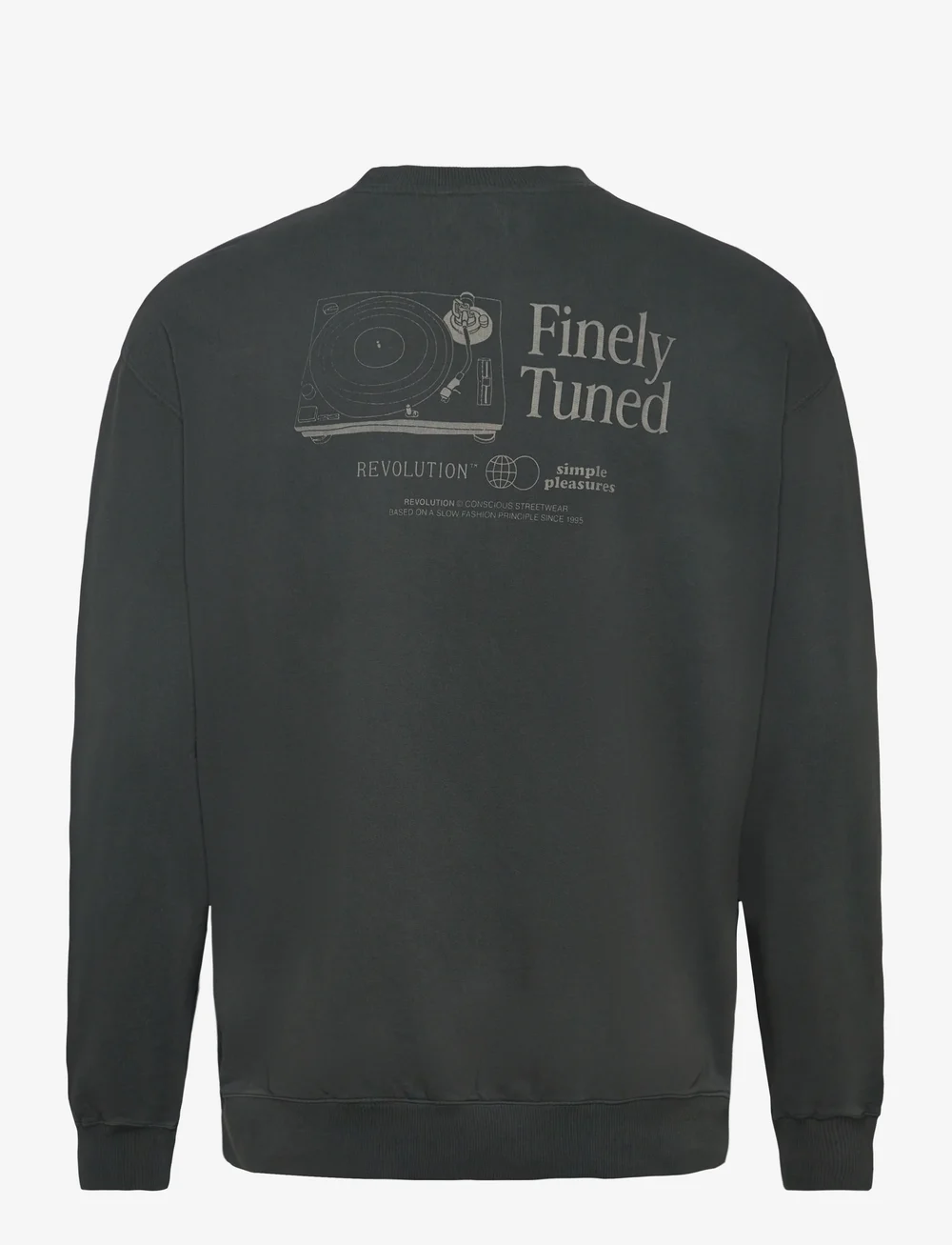 Revolution - Printed Crewneck - osta olukorra järgi - black - 1