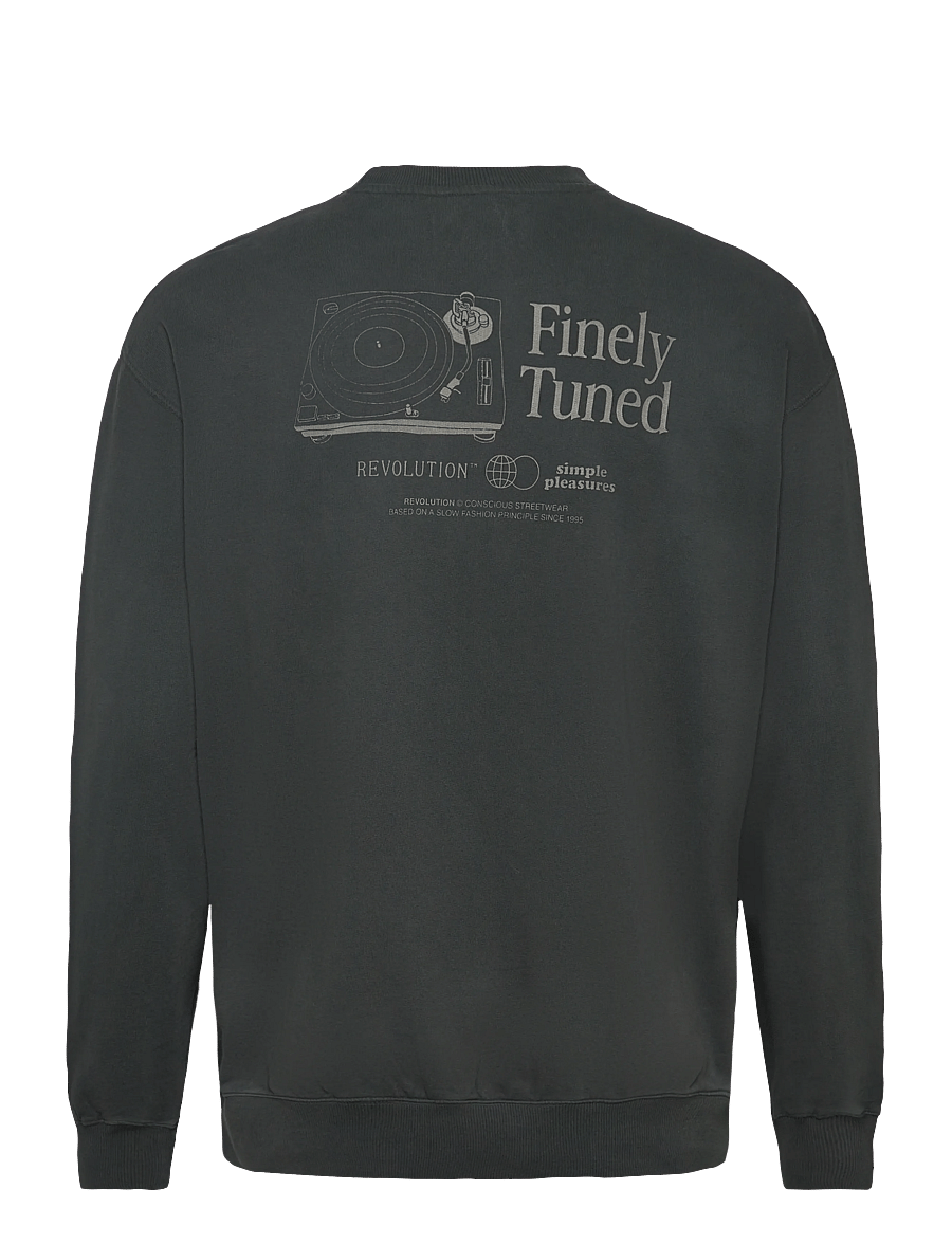 Revolution - Printed Crewneck - kollektioner - black - 1