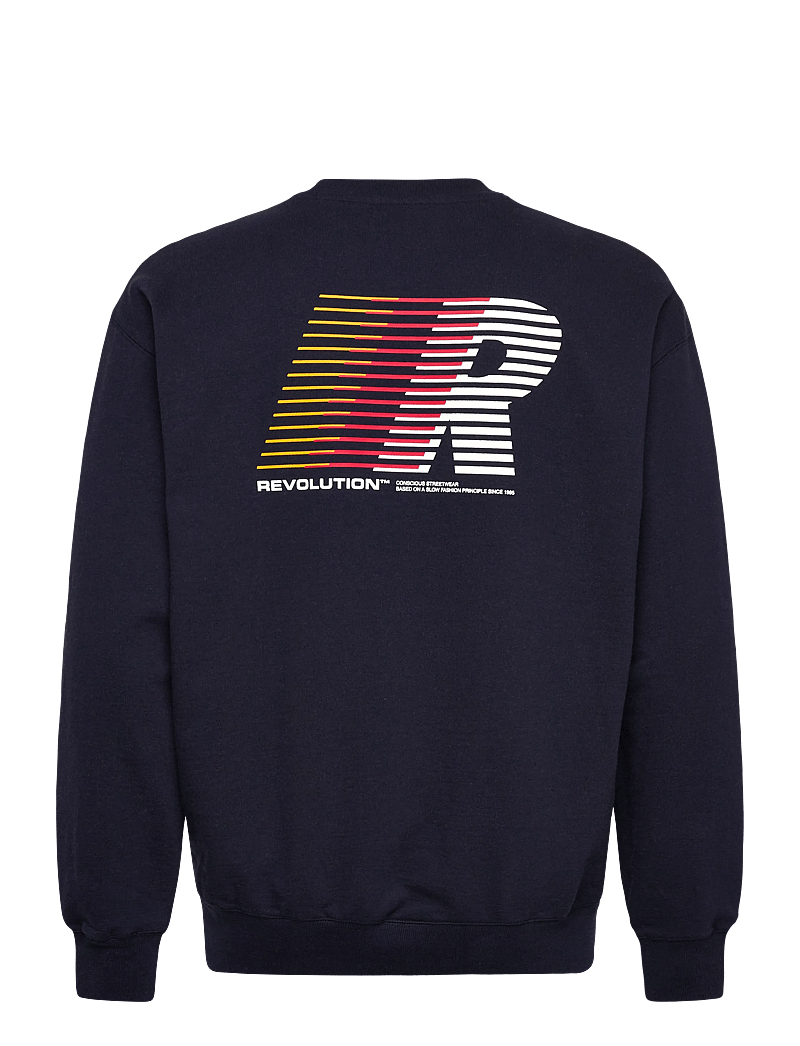 Revolution - Regular Crewneck - collections - navy-melange - 1