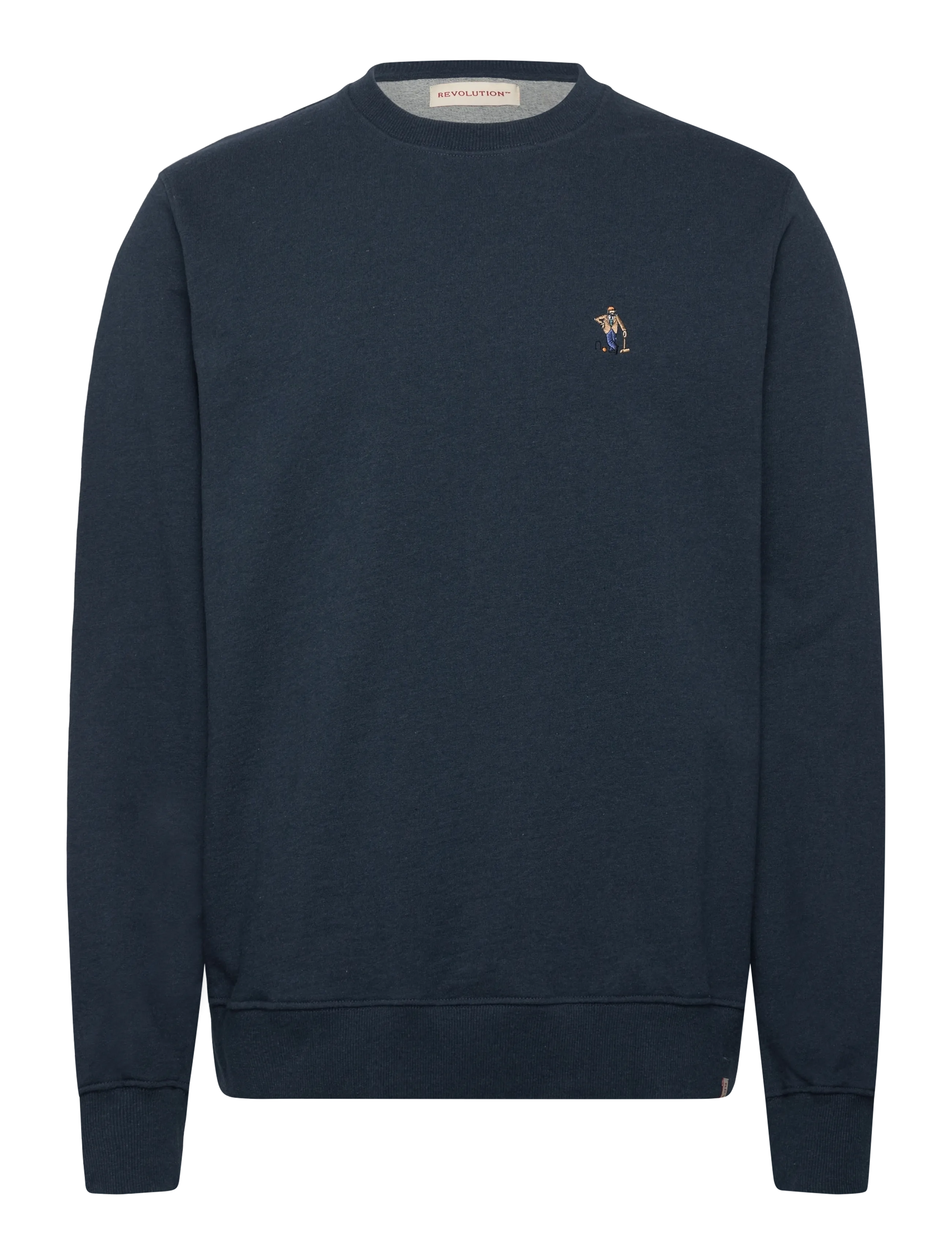 Revolution Application Sweatshirt - Tøj - DARKPETROL-MELANGE / navy