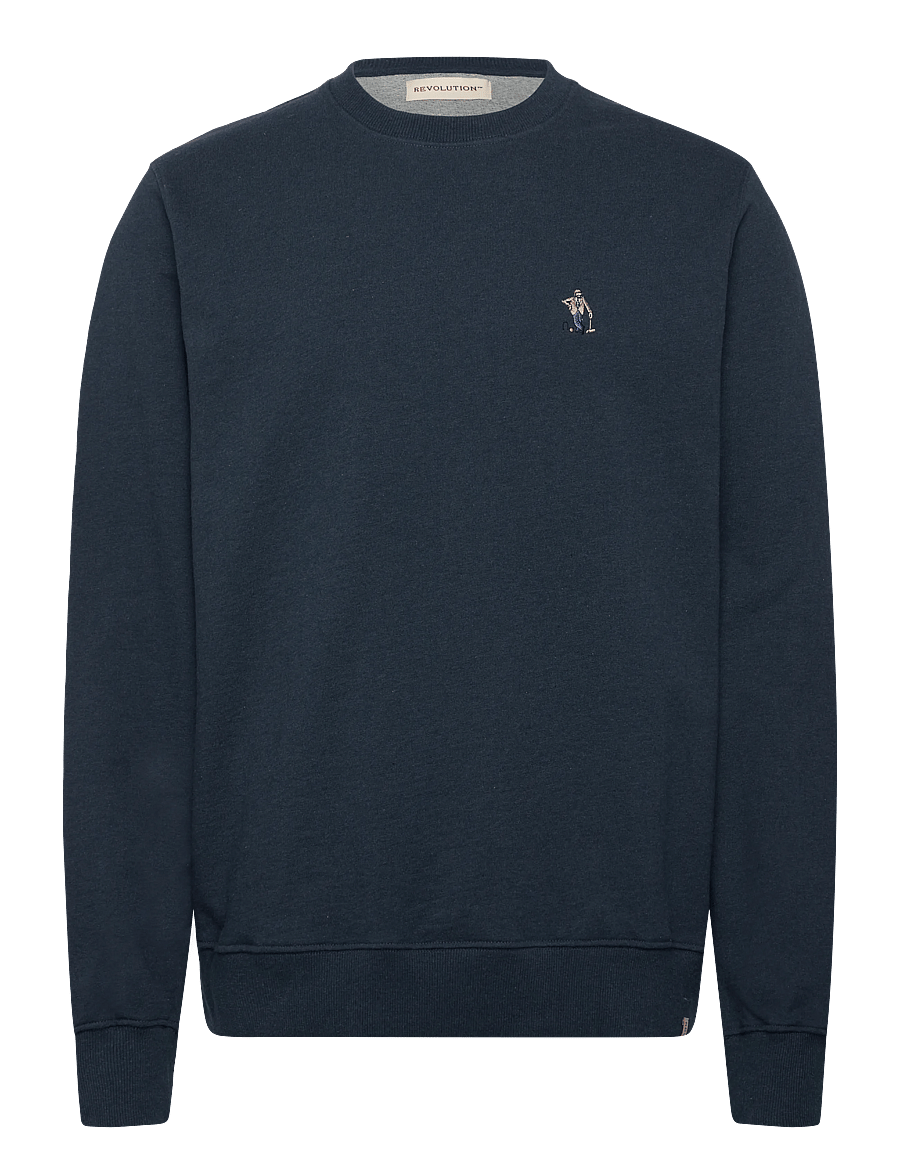 Revolution - Application Sweatshirt - shop efter anledning - darkpetrol-melange - 0
