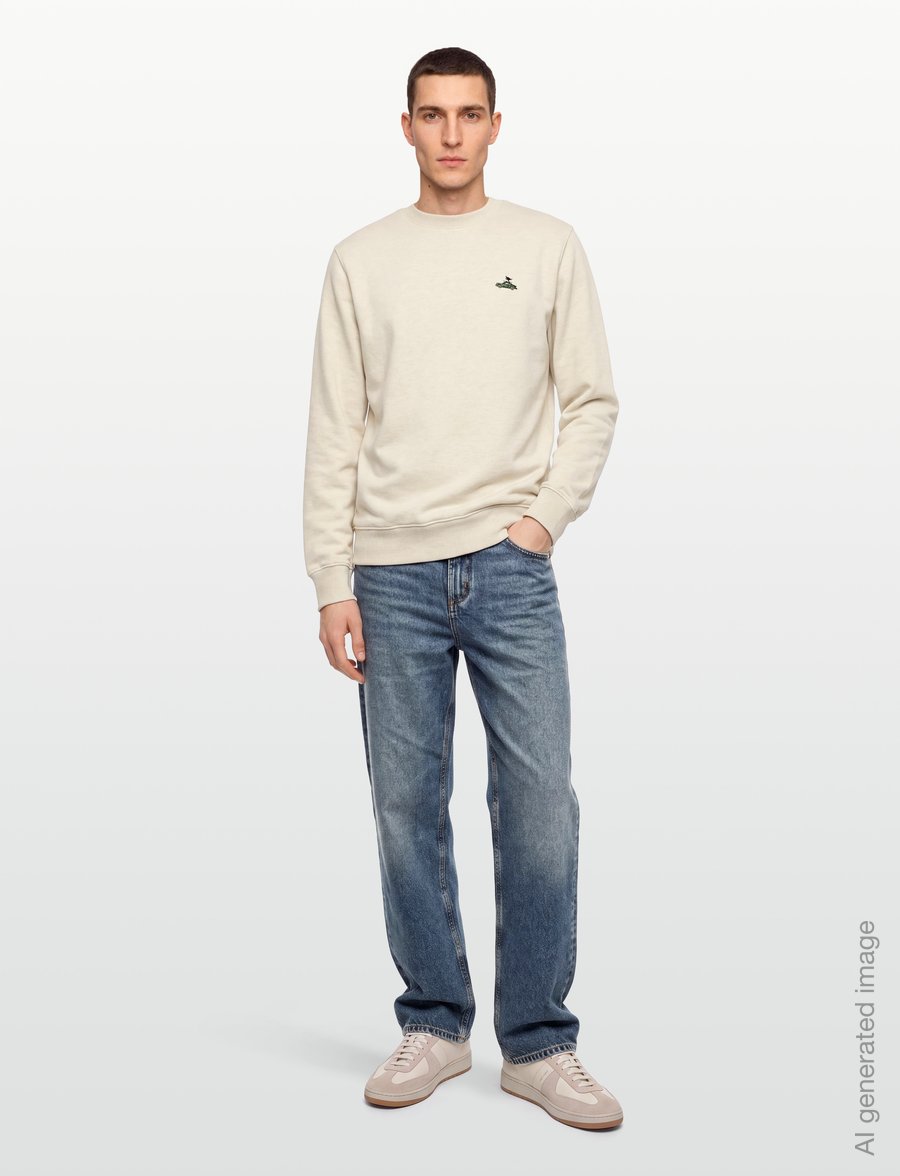Revolution - Application Sweatshirt - iepirkties noteiktam pasākumam - offwhite-melange - 0