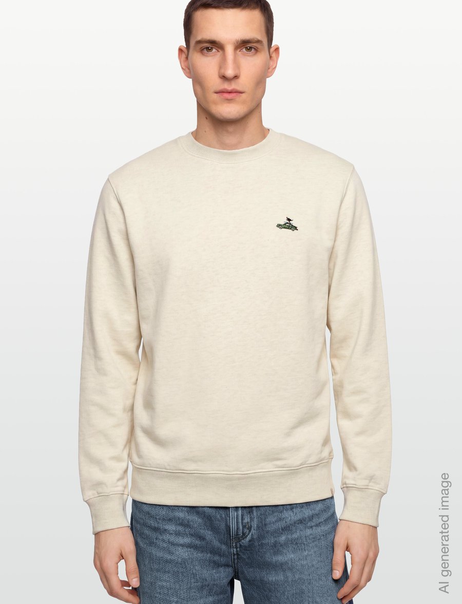 Revolution - Application Sweatshirt - iepirkties noteiktam pasākumam - offwhite-melange - 3