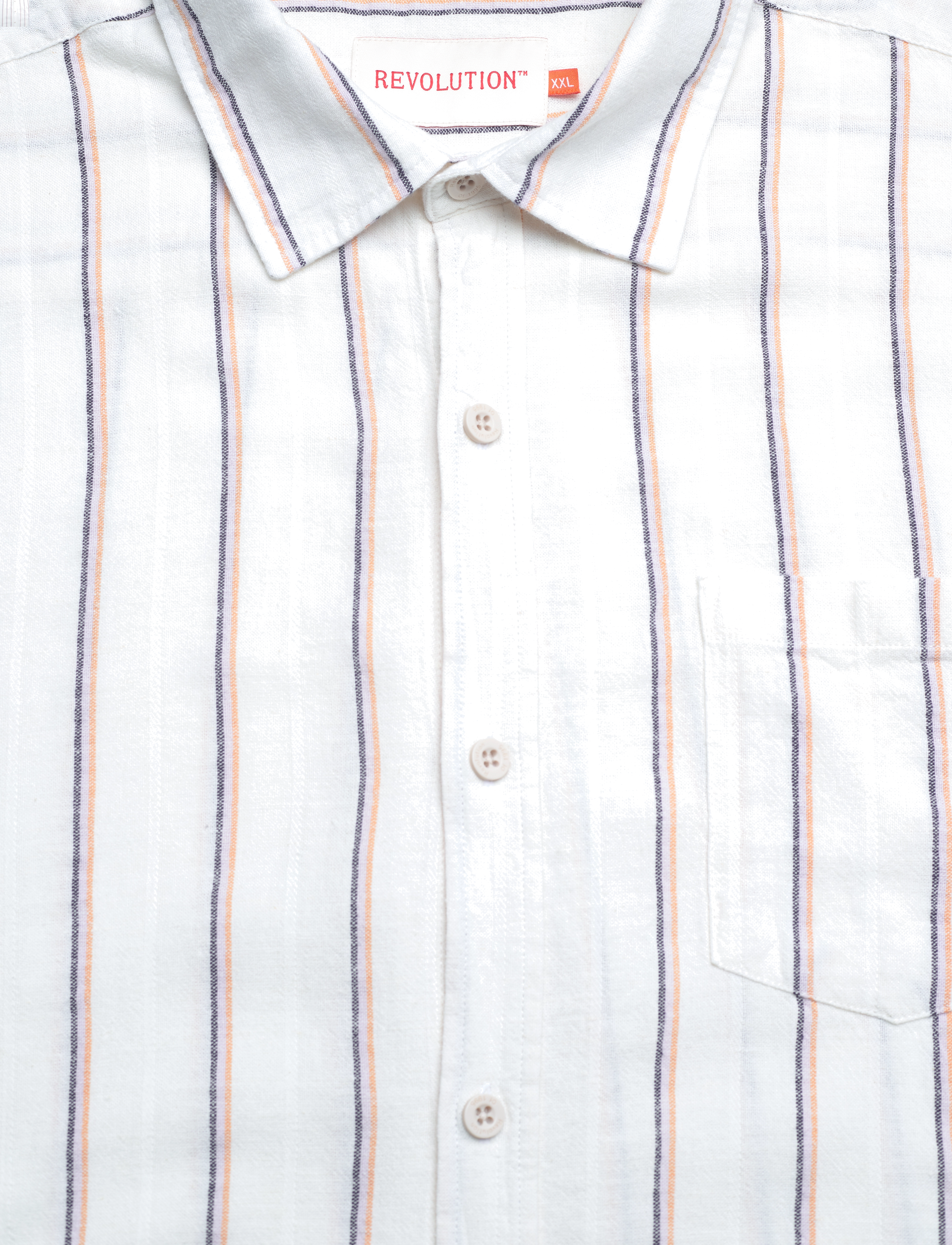 Revolution - Short-sleeved Loose Shirt - offwhite - 2