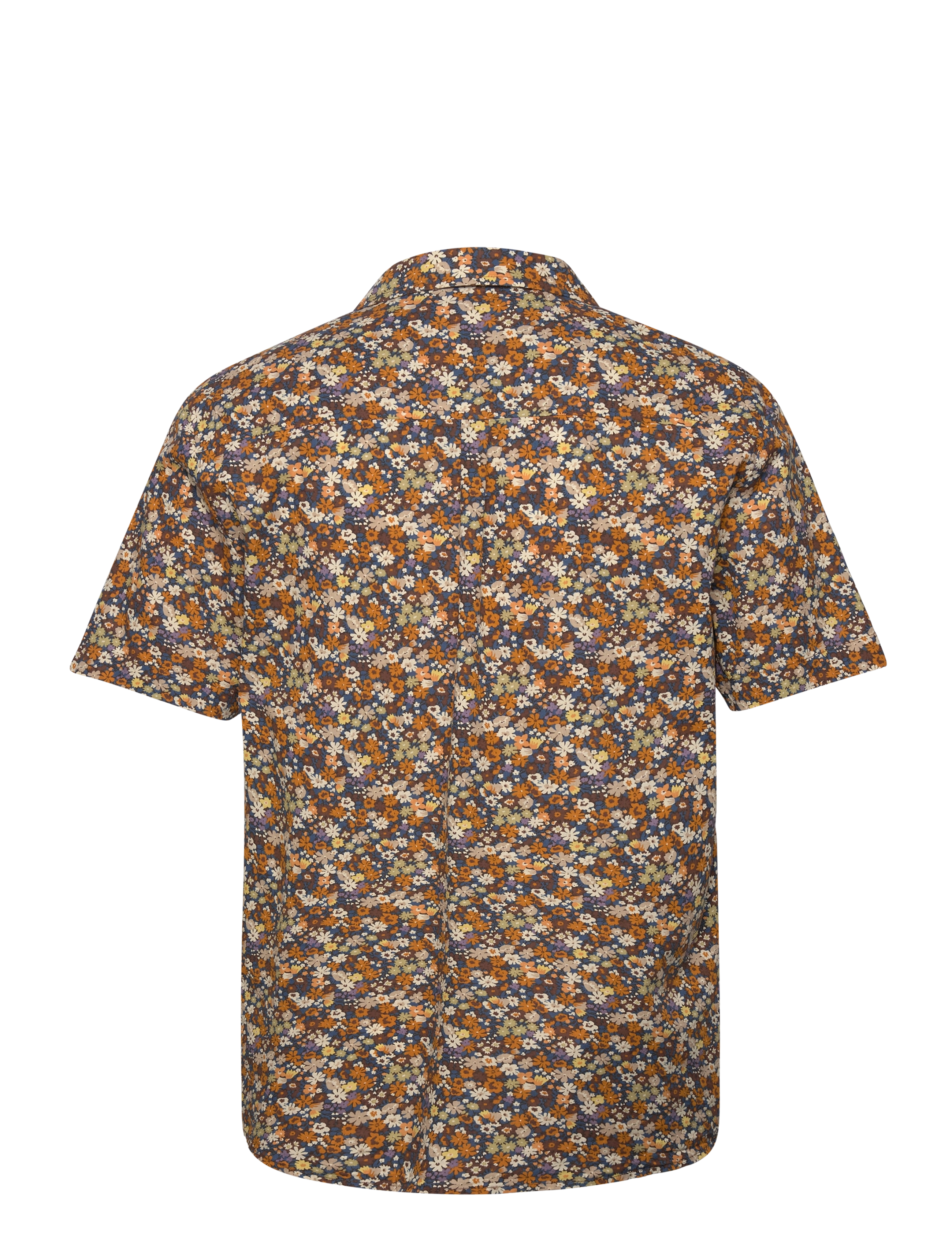 Revolution - Short-sleeved Cuban Shirt - orange - 1
