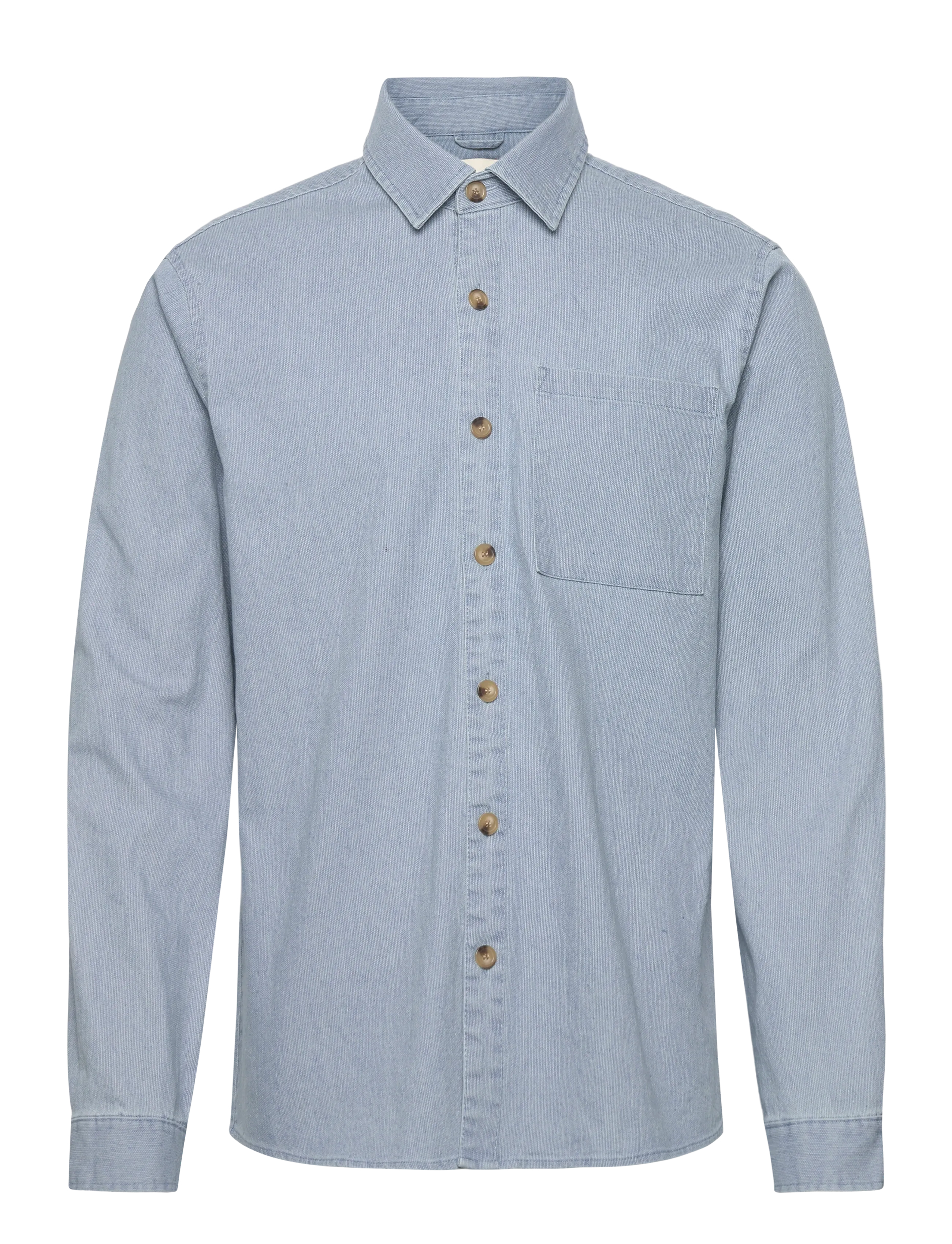 REVOLUTION Loose Shirt Blau - S - Herren