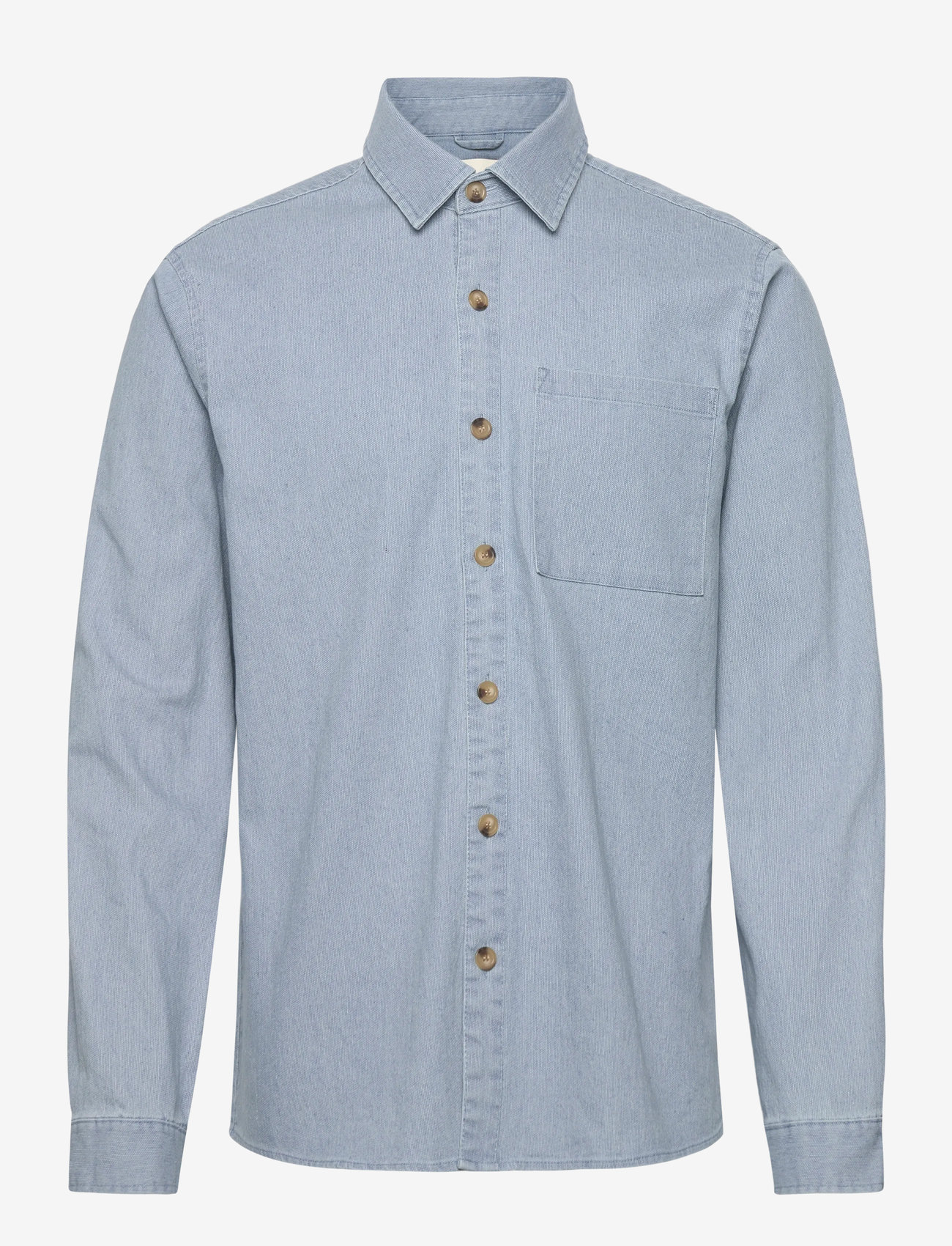 Revolution - Loose Shirt - casual skjortor - lightblue - 0