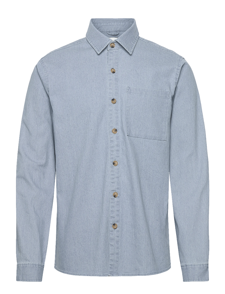 Revolution - Loose Shirt - casual skjorter - lightblue - 0