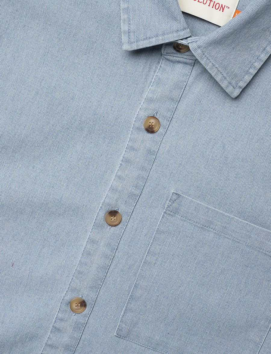 Revolution - Loose Shirt - casual skjorter - lightblue - 3