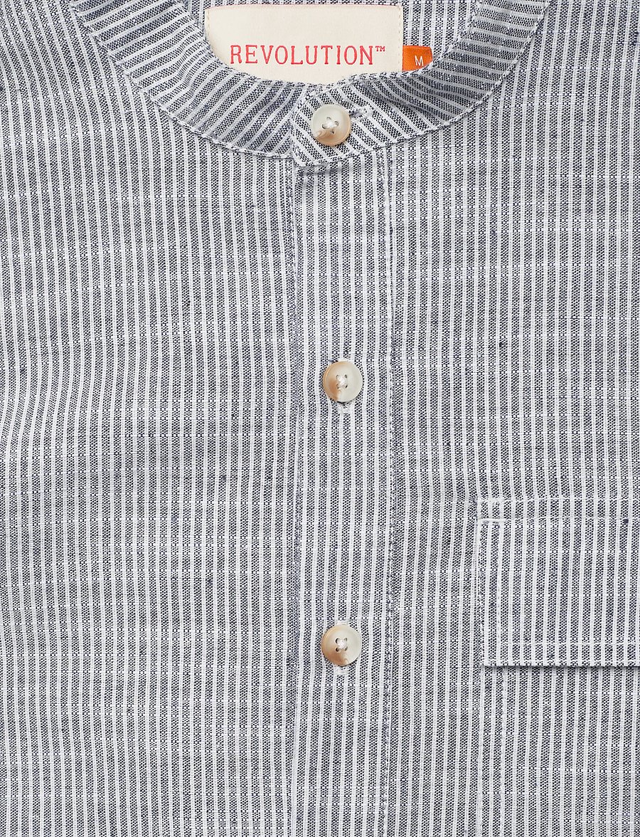 Revolution - Grandad Shirt - casual hemden - blue - 2