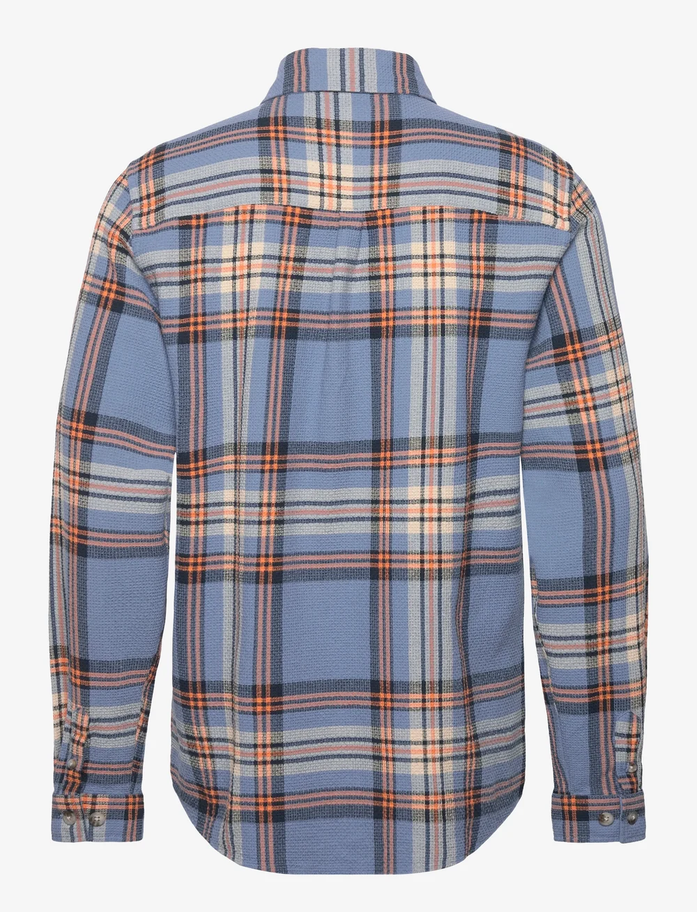 Revolution - Loose Shirt - rutiga skjortor - blue - 1