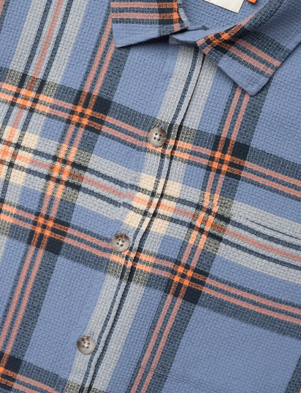 Revolution - Loose Shirt - rutiga skjortor - blue - 3