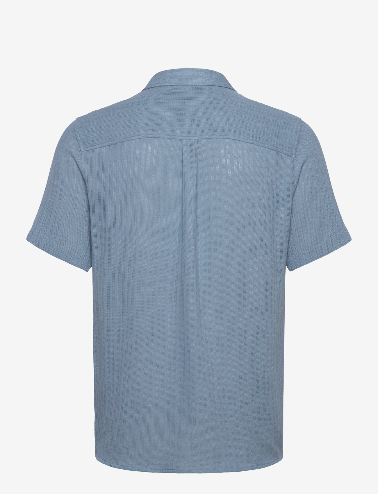 Revolution - Short-sleeved Cuban Shirt - kortærmede skjorter - blue - 1