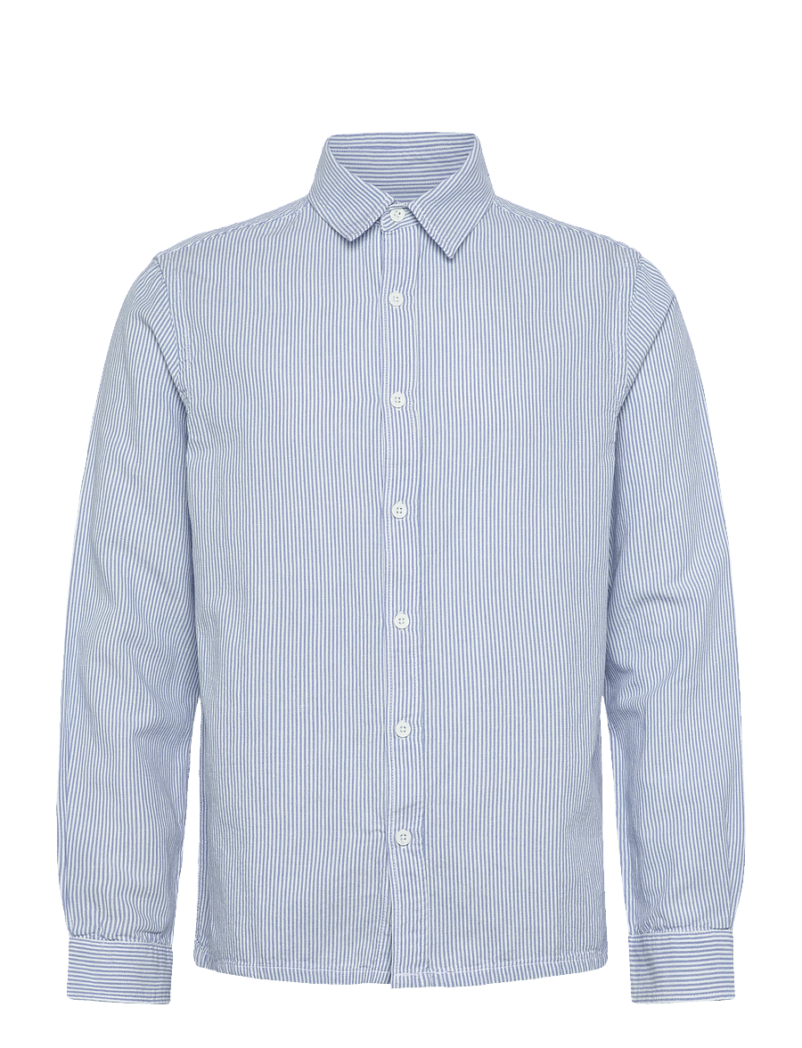 Revolution - Loose Shirt - gestreifte hemden - blue - 1