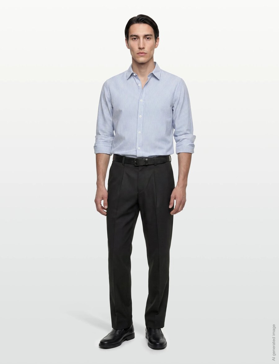 Revolution - Loose Shirt - gestreifte hemden - blue - 0