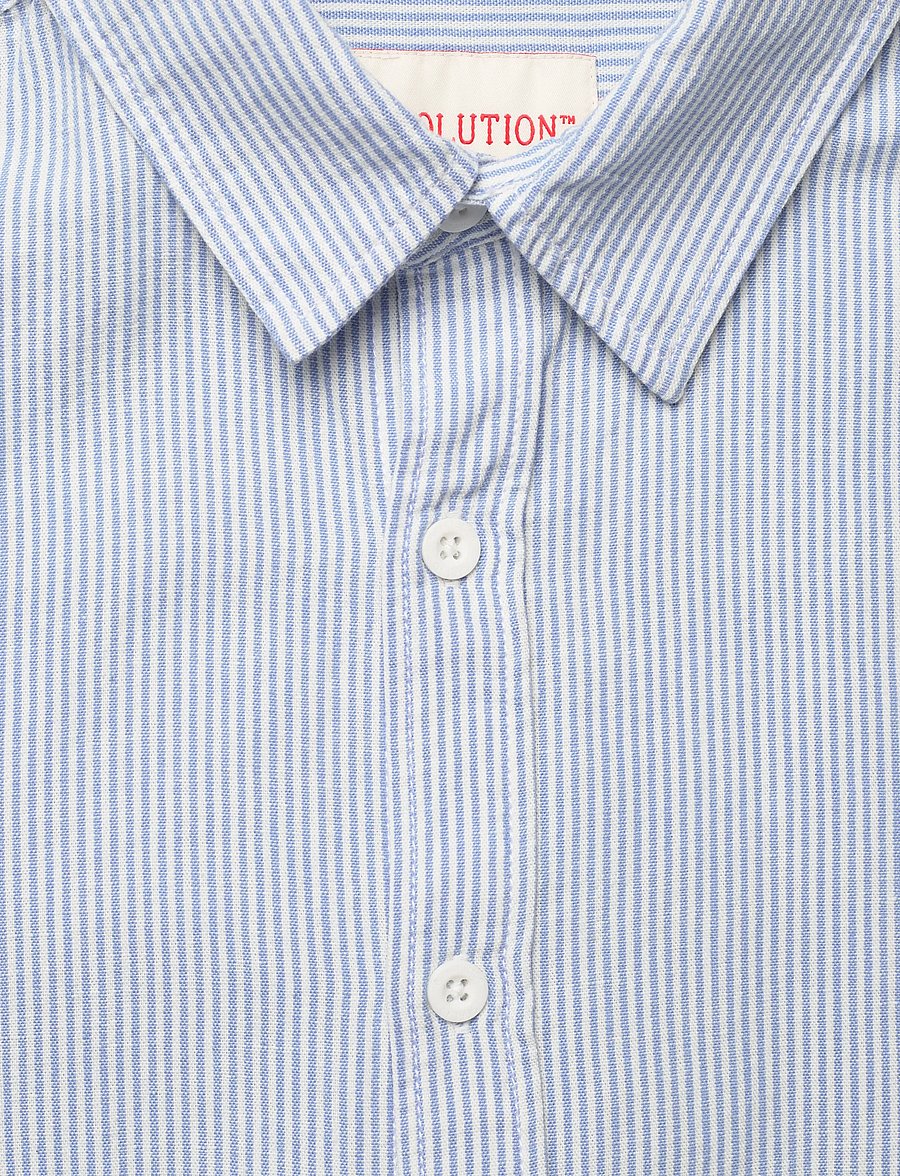 Revolution - Loose Shirt - gestreifte hemden - blue - 5
