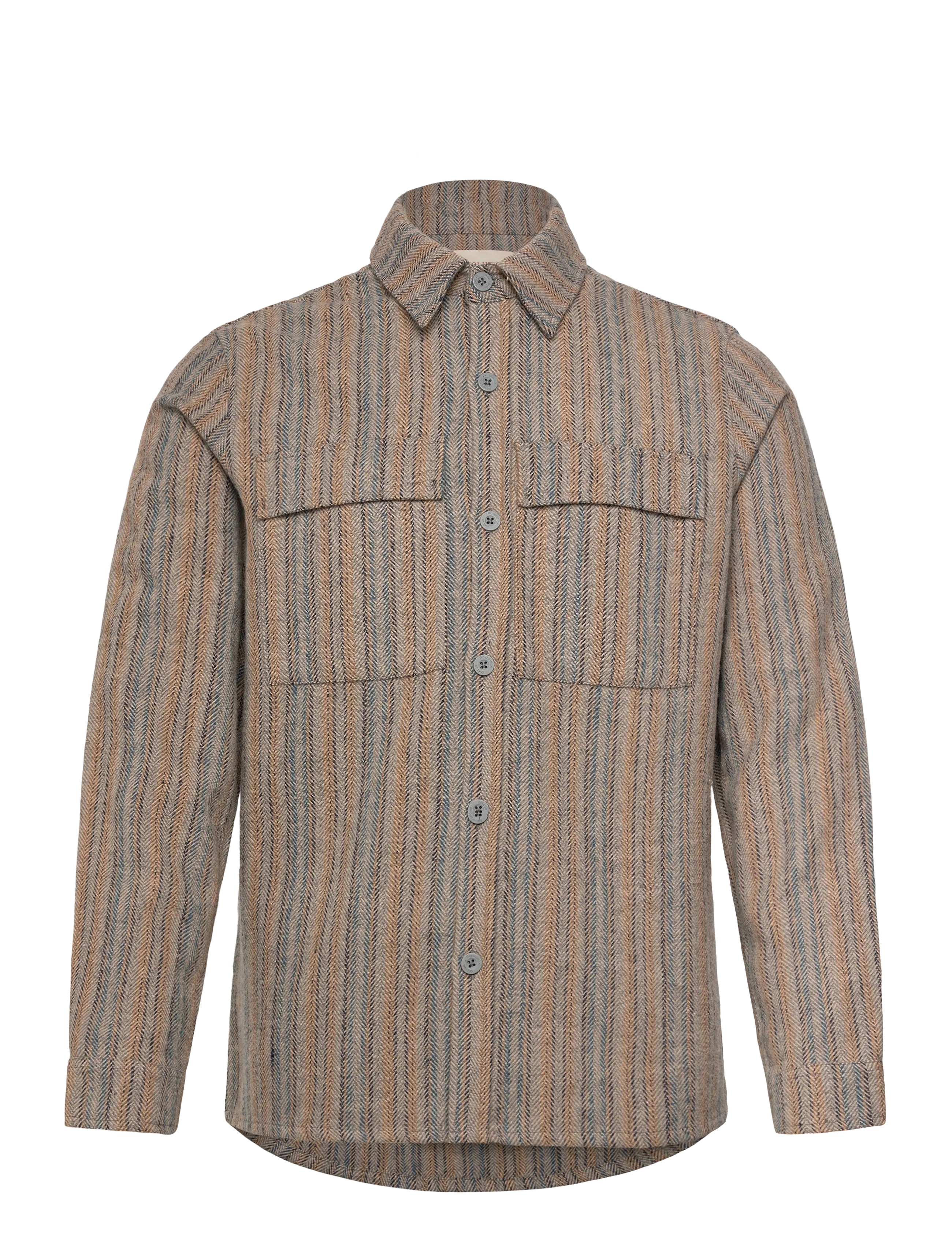 REVOLUTION Utility Shirt Braun - L - Herren