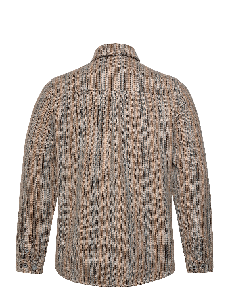 Revolution - Utility Shirt - randiga skjortor - grey - 1