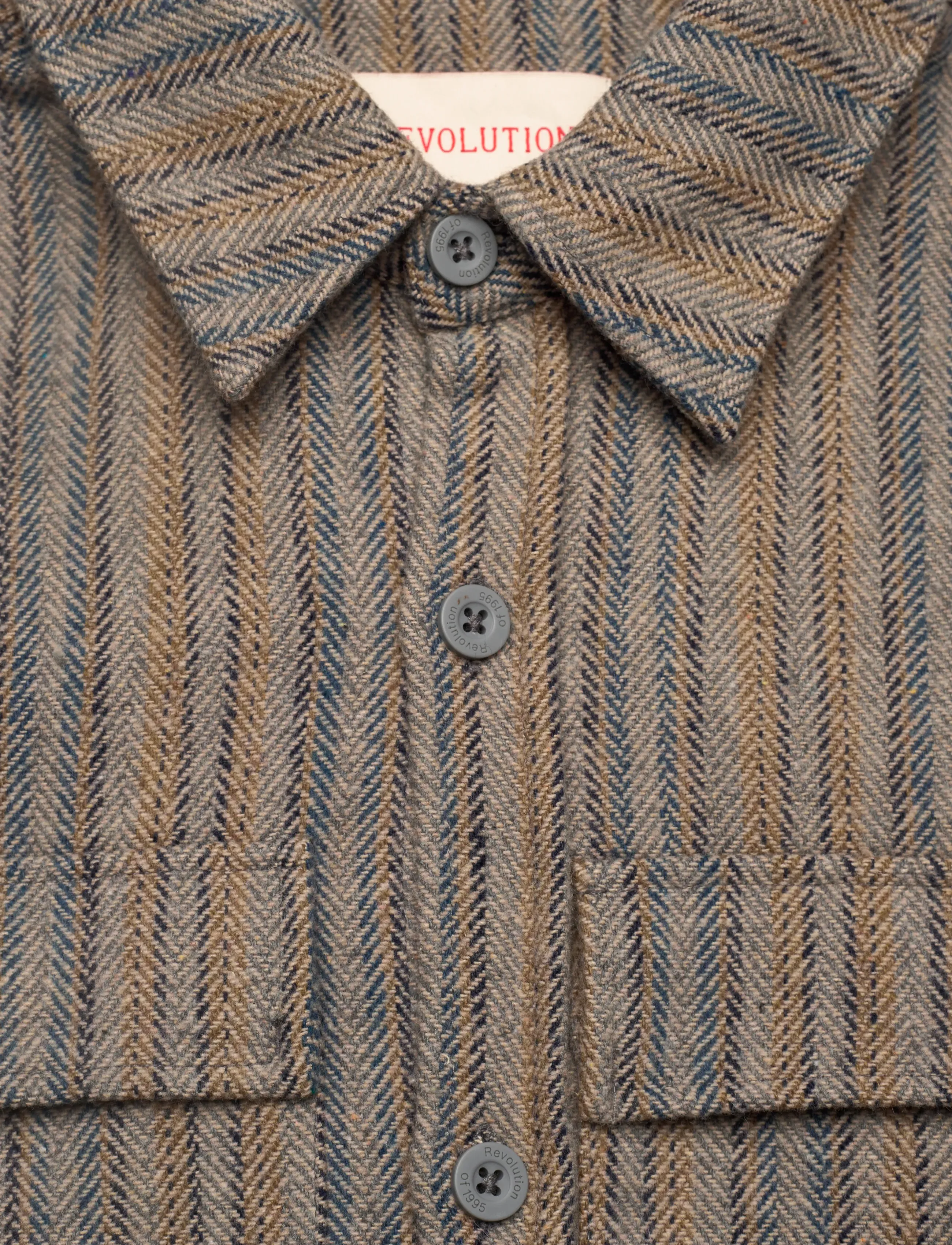 Revolution - Utility Shirt - overshirts - grey - 2