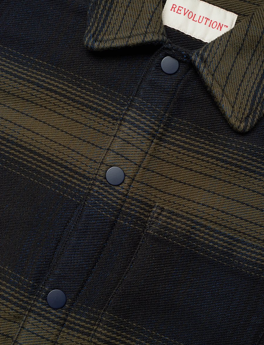 Revolution - Casual Shirt - overshirts - army - 3