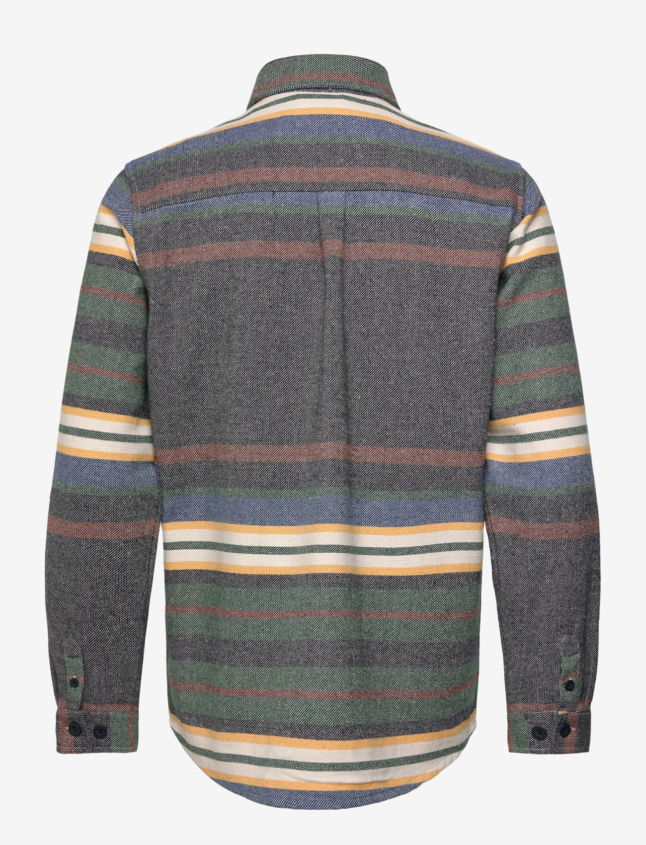 Revolution - Utility Shirt - stribede skjorter - green - 1