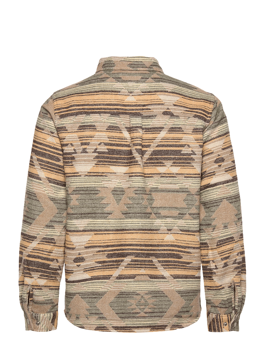 Revolution - Zipped Overshirt - vårjakker - yellow - 1