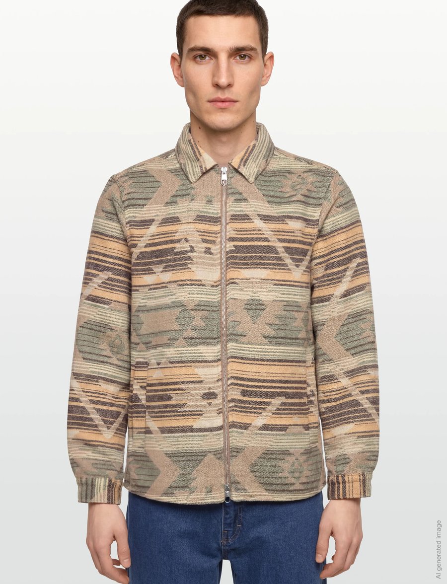 Revolution - Zipped Overshirt - forårsjakker - yellow - 3
