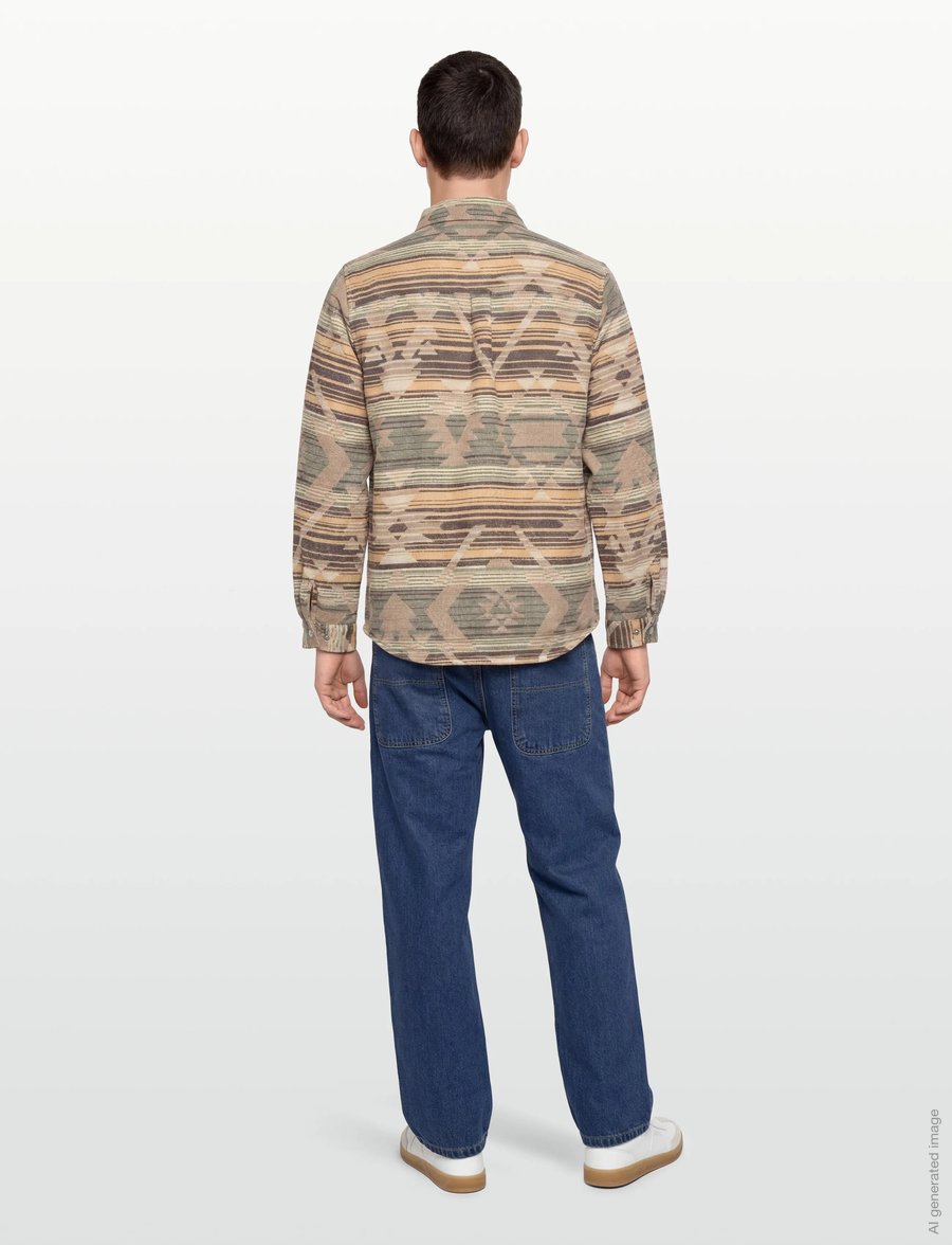 Revolution - Zipped Overshirt - forårsjakker - yellow - 4