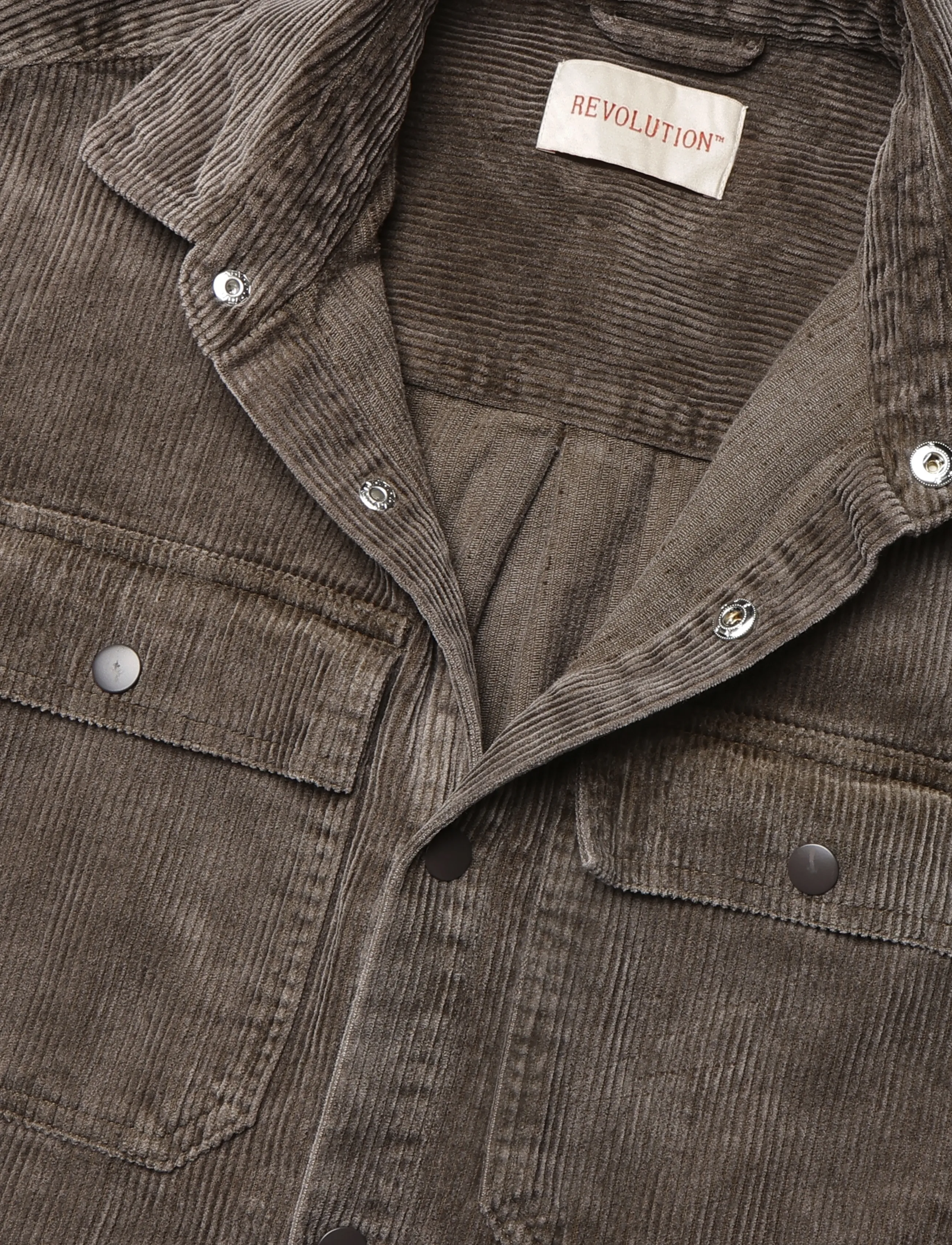 Revolution - Worker Overshirt - sügisjoped - brown - 2
