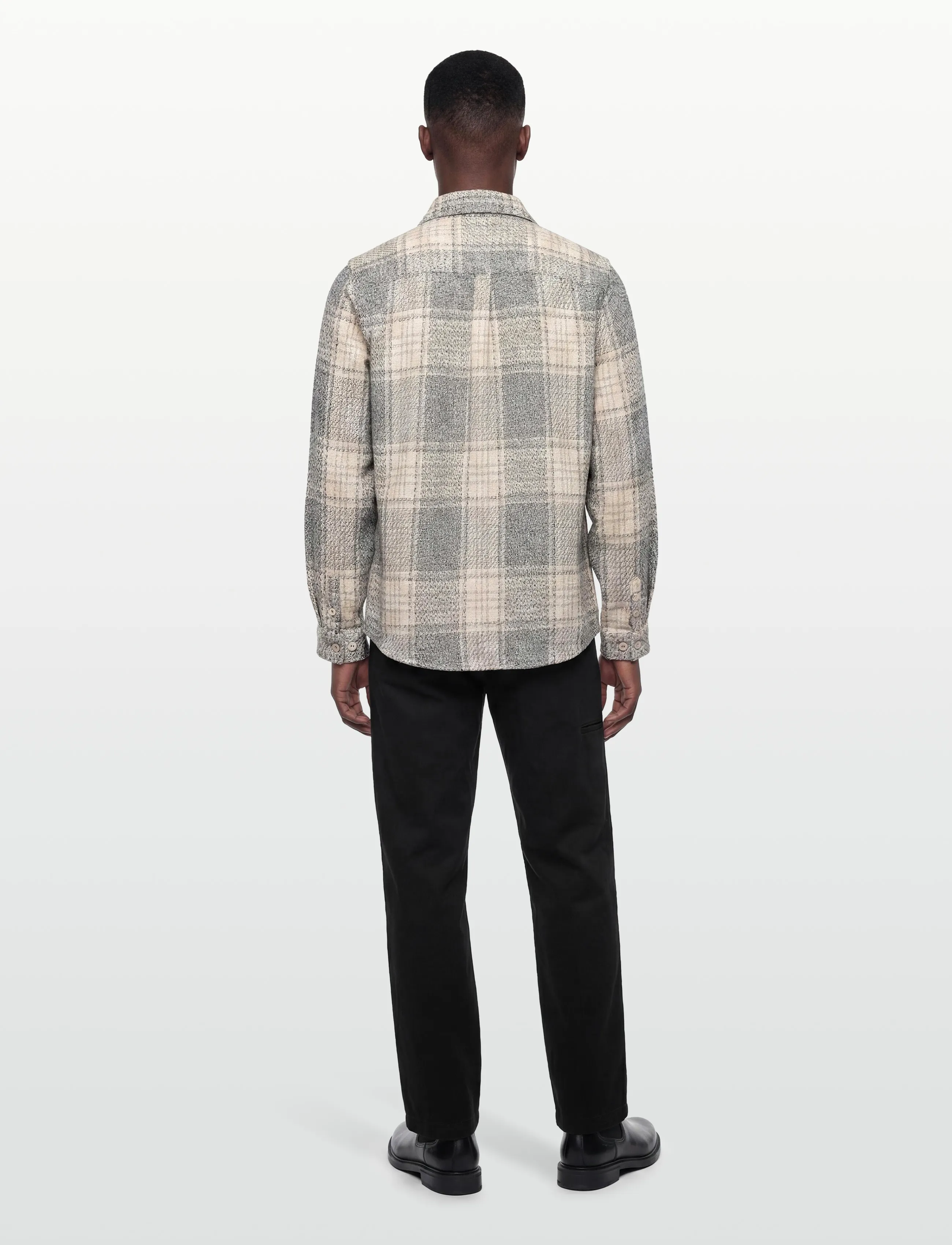 Revolution - Casual Shirt - ternede skjorter - offwhite - 4