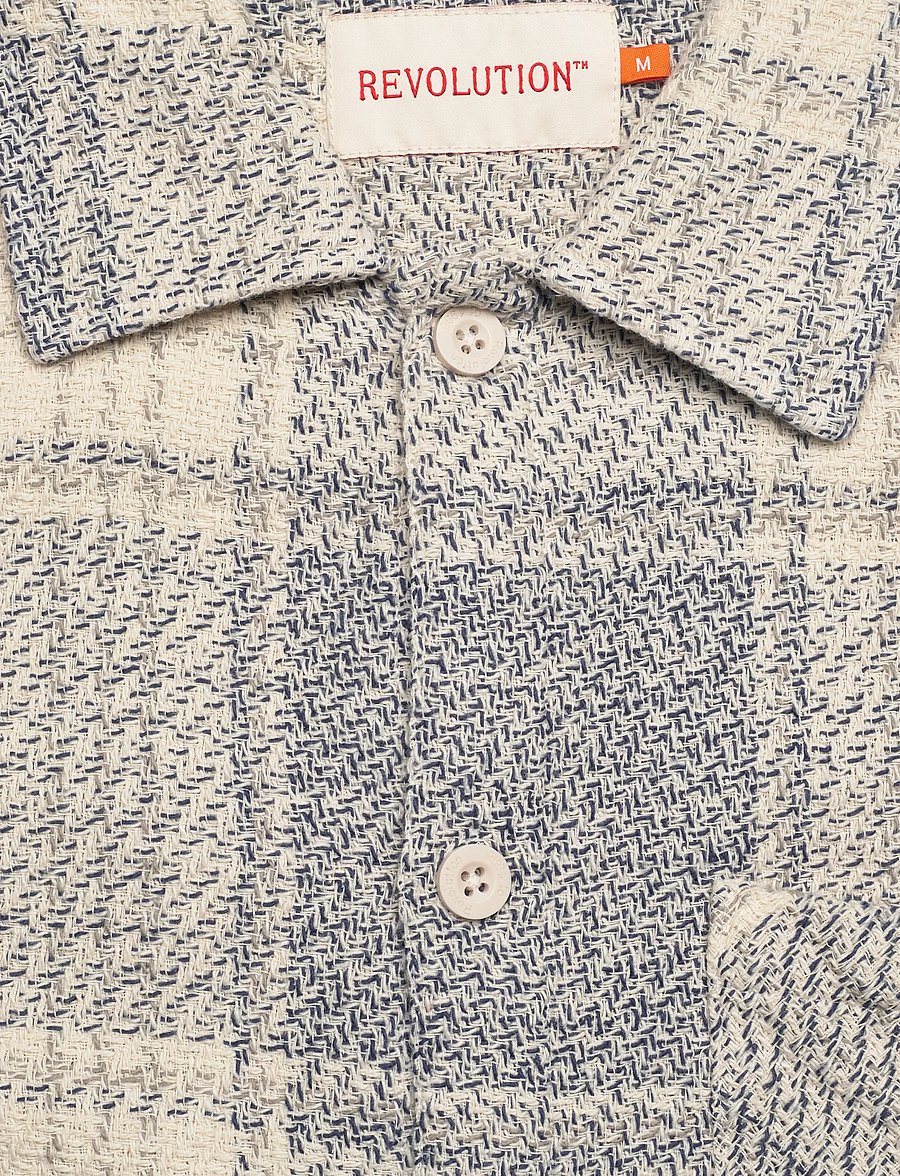 Revolution - Casual Shirt - ternede skjorter - offwhite - 5