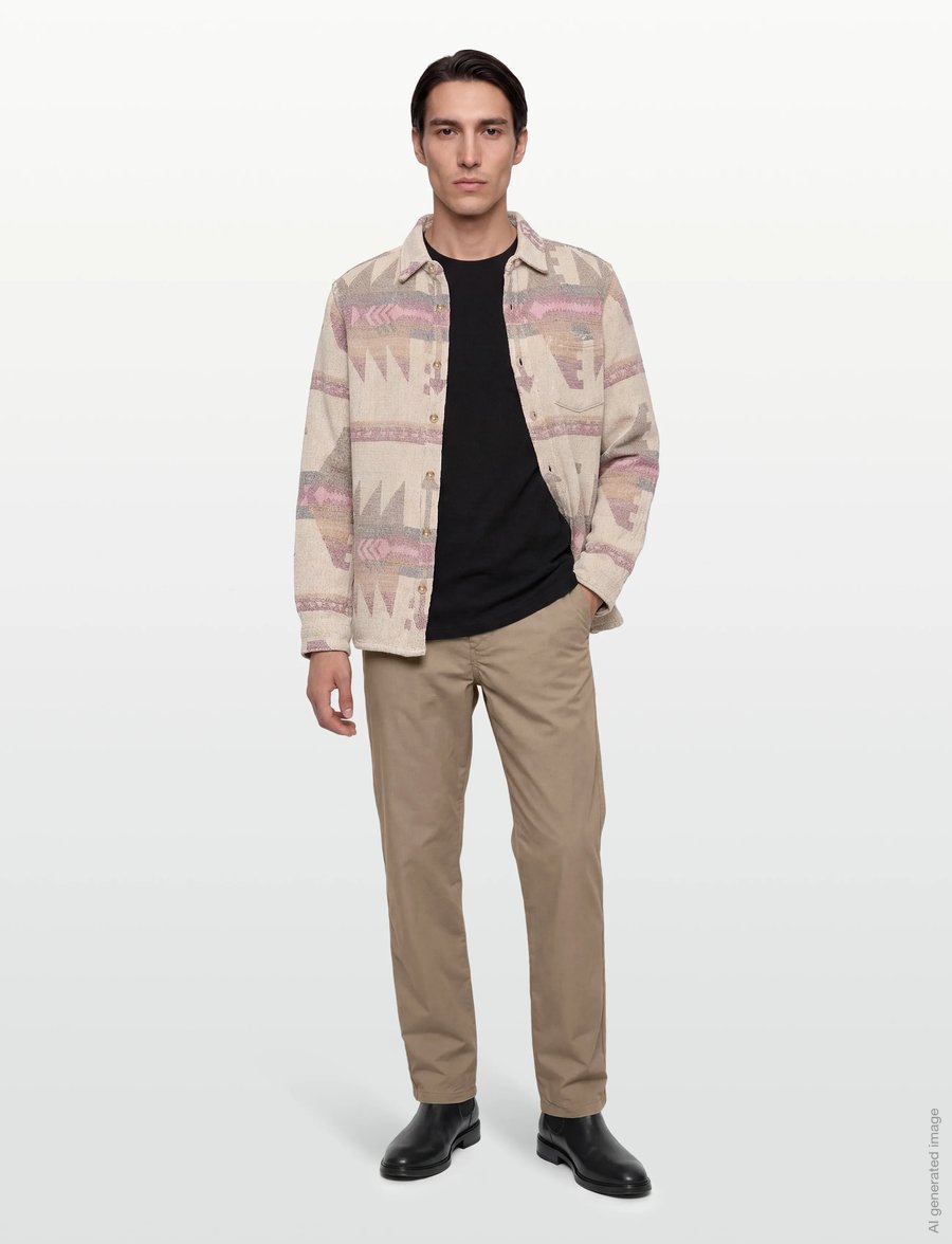 Revolution - Casual Shirt - mustriga särgid - offwhite - 0