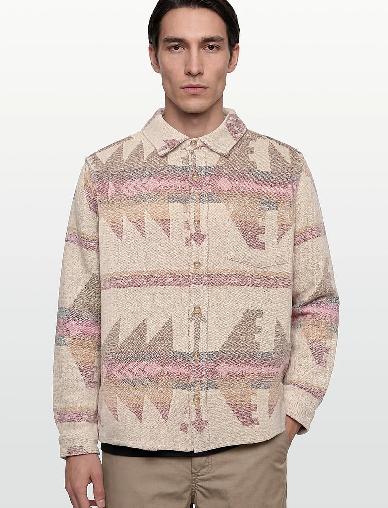 Revolution - Casual Shirt - mustriga särgid - offwhite - 3