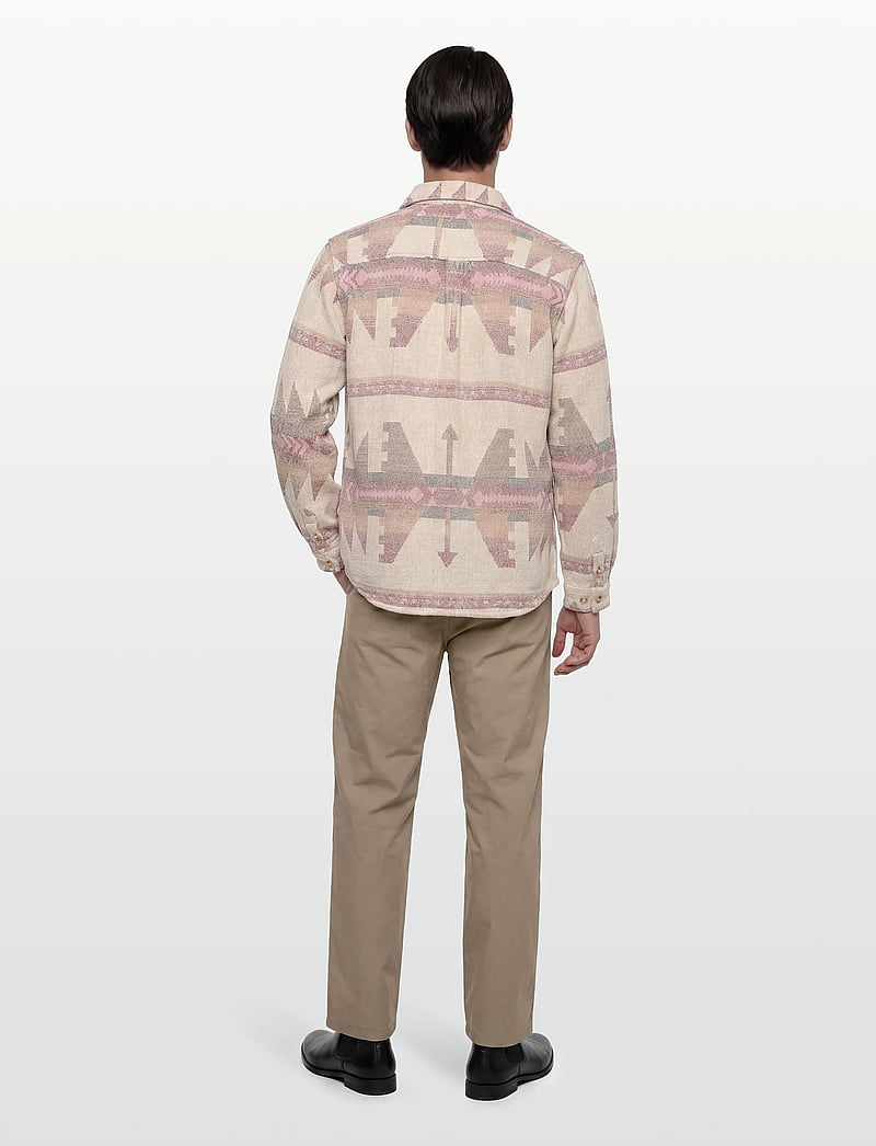 Revolution - Casual Shirt - mustriga särgid - offwhite - 4