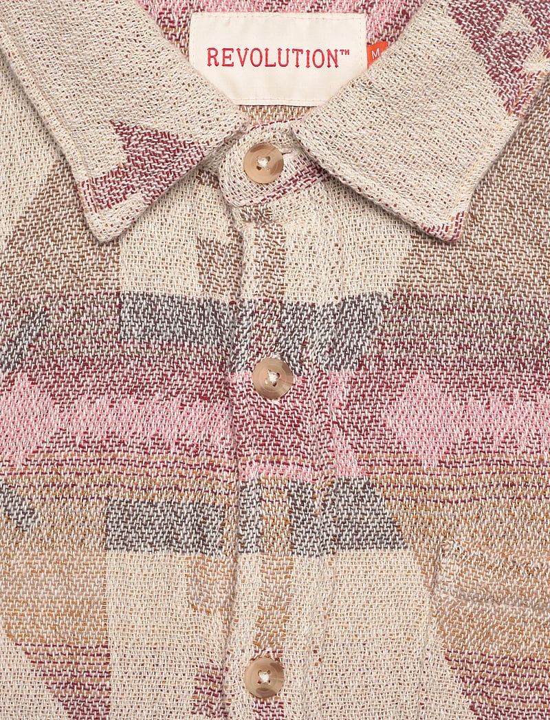 Revolution - Casual Shirt - mustriga särgid - offwhite - 5